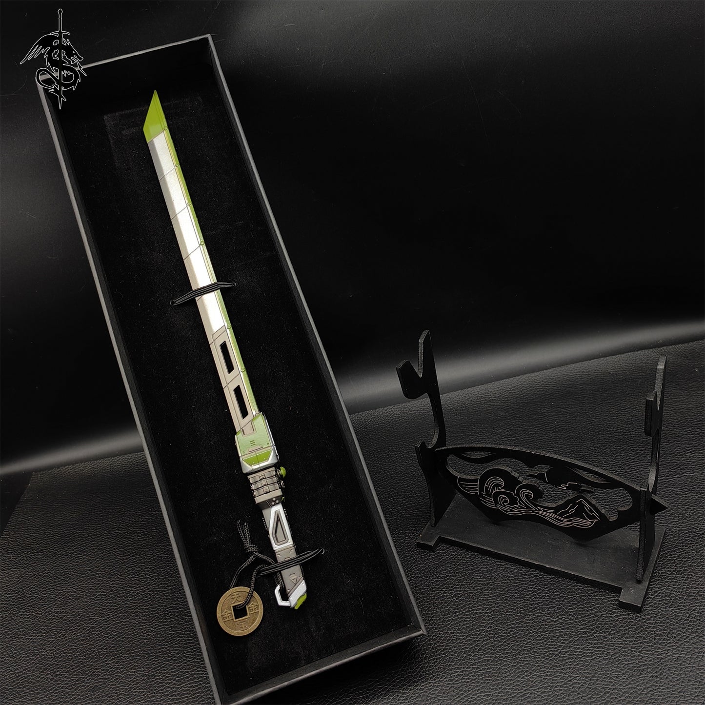 Valkyrie's Suzaku Spear Crypto Heirloom 30CM Metal Replica 2 In 1 Pack