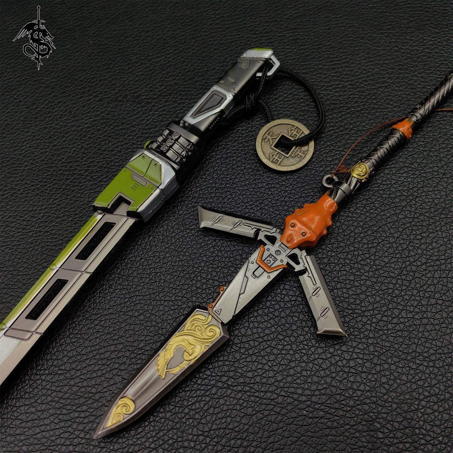 Valkyrie's Suzaku Spear Crypto Heirloom 30CM Metal Replica 2 In 1 Pack