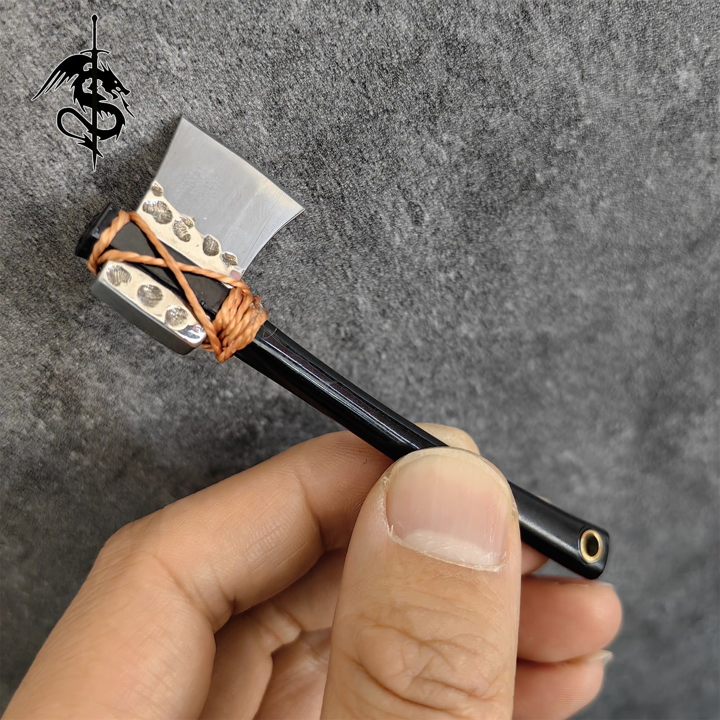 EDC Axe Hand-Forged Resin Handle Axe Portable Mini Outdoor Tool