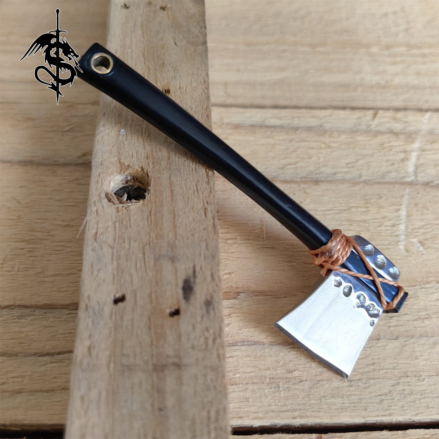EDC Axe Hand-Forged Resin Handle Axe Portable Mini Outdoor Tool