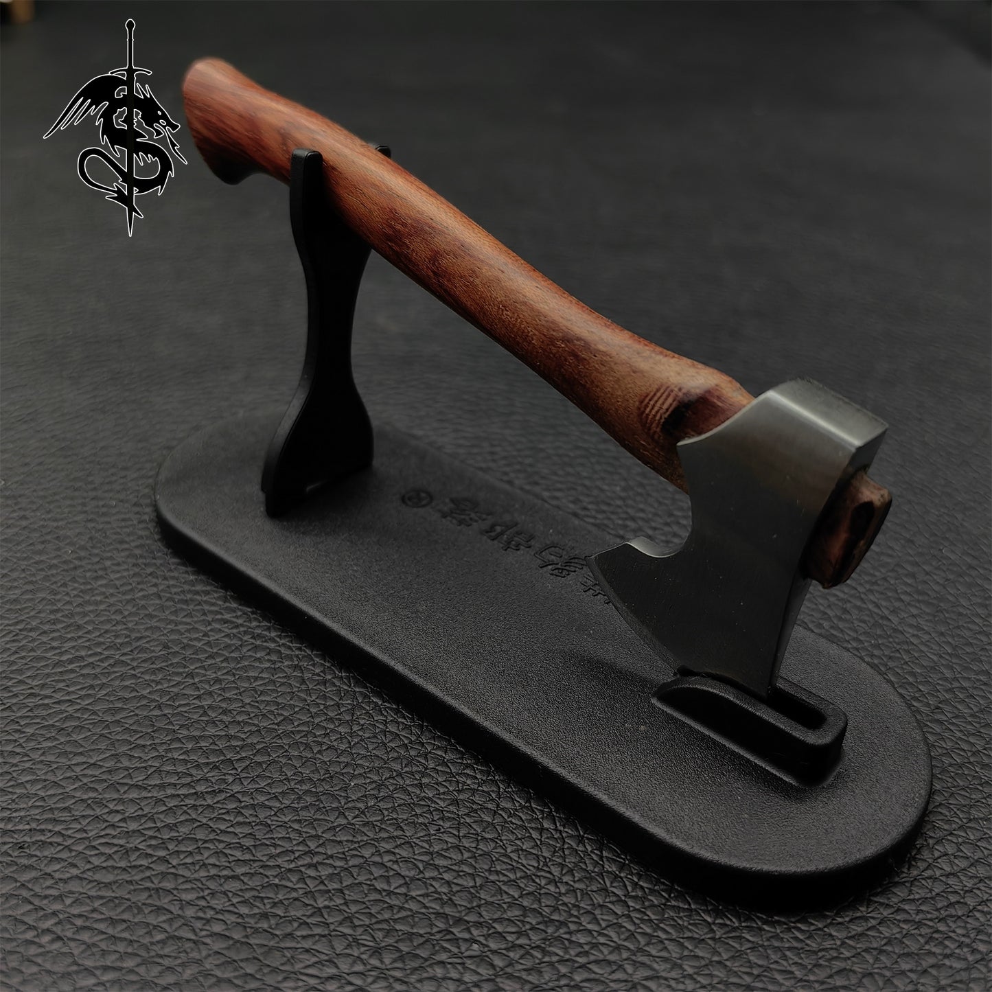 EDC Axe Hand-Forged Wooden Handle Axe Portable Mini Outdoor Tool