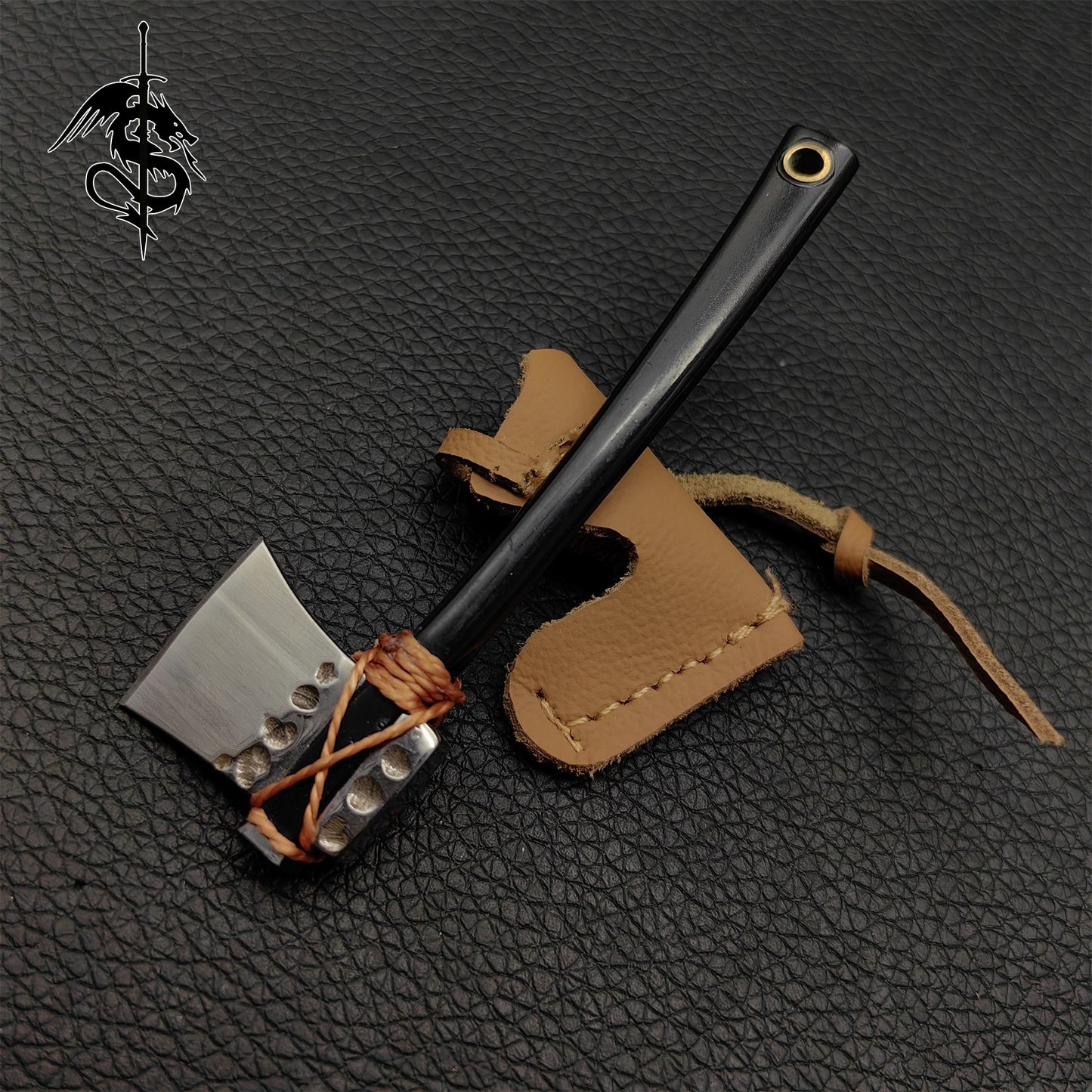 EDC Axe Hand-Forged Resin Handle Axe Portable Mini Outdoor Tool