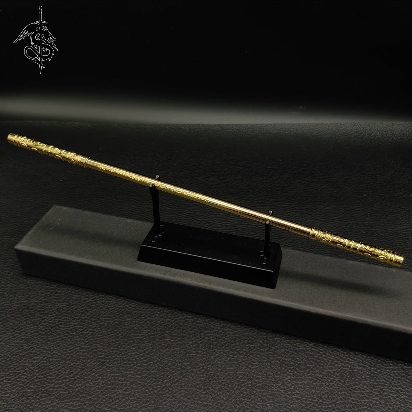The Journey to The West Metal Monkey King Bar 8.7'' Replica With Stand