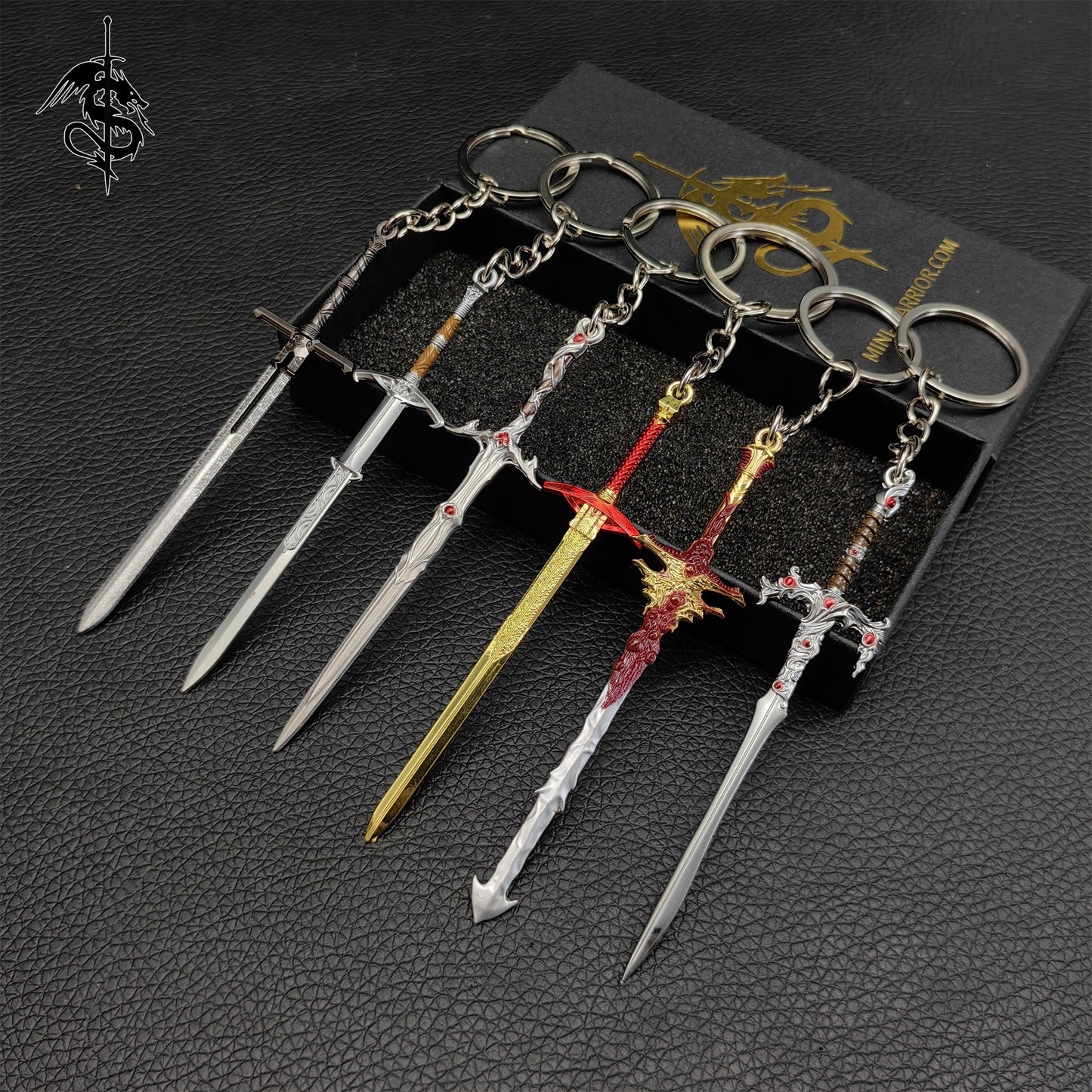 BG3 Game Mini Sword Metal Keychain