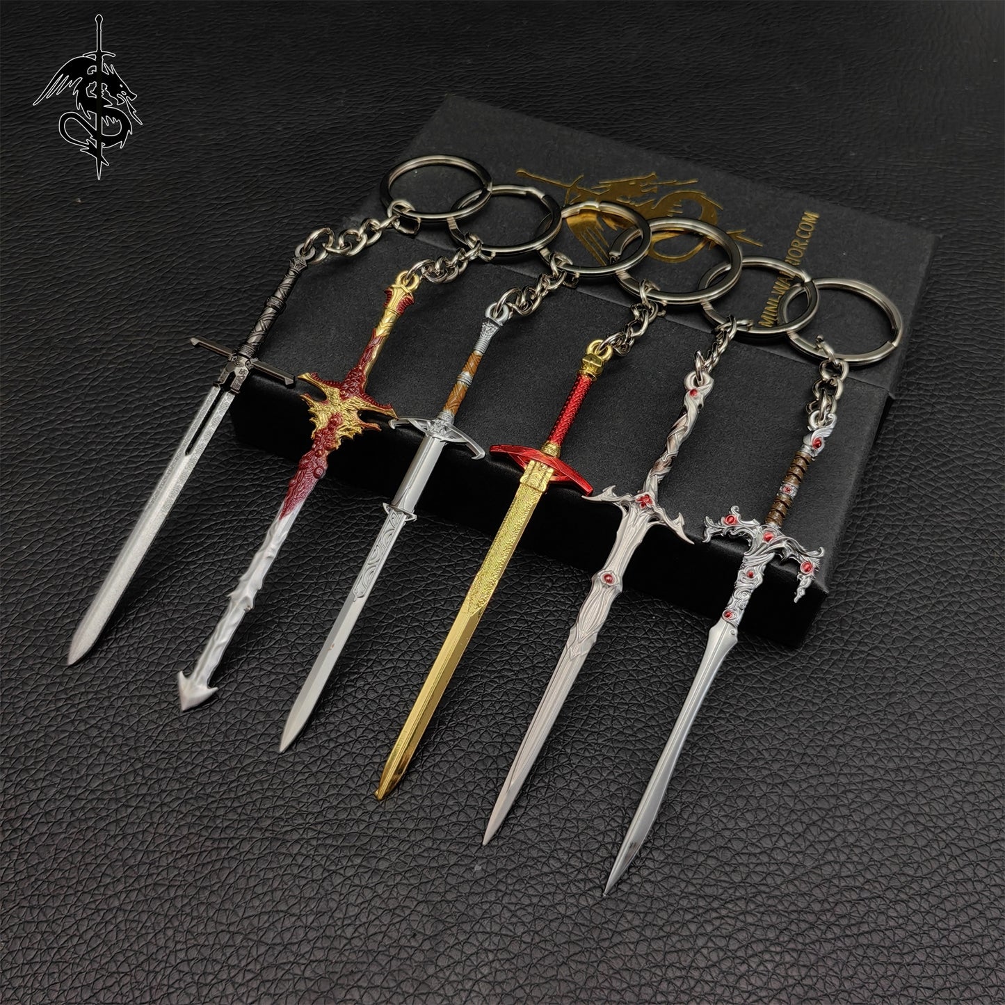 BG3 Game Mini Sword Metal Keychain
