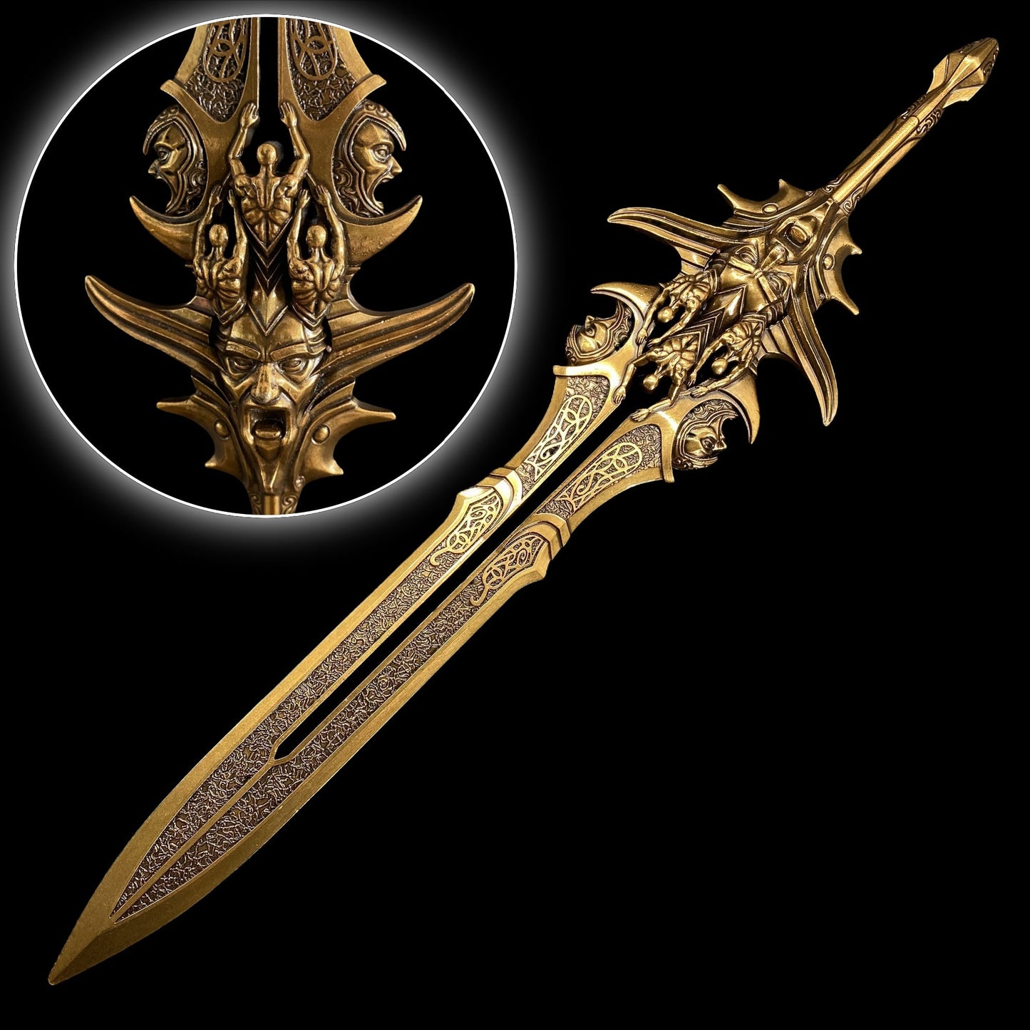 Blade Of Olympus 11.8'' Metal Replica 2 In 1 Pack