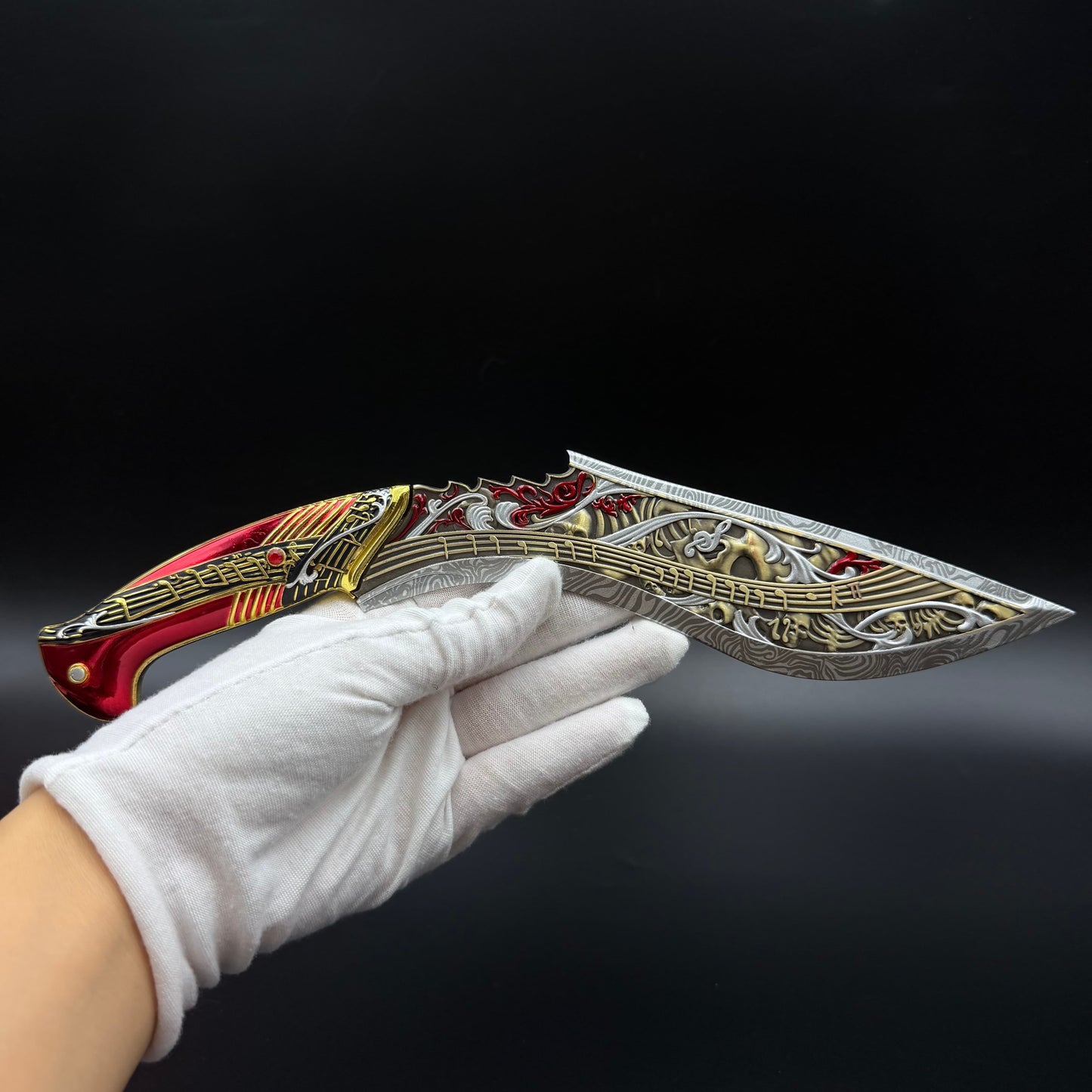 29cm/11.4'' S10 Knife ELEGY Tactical FPS Game Weapon Replica - Game Collectible Decorative Ornament