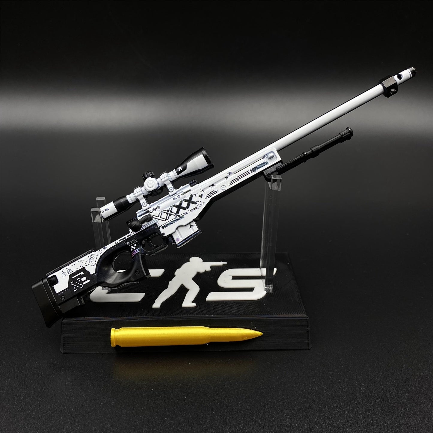 CS2 Game Peripheral - AWP Printstream Miniature Replica Game Prop Collectible