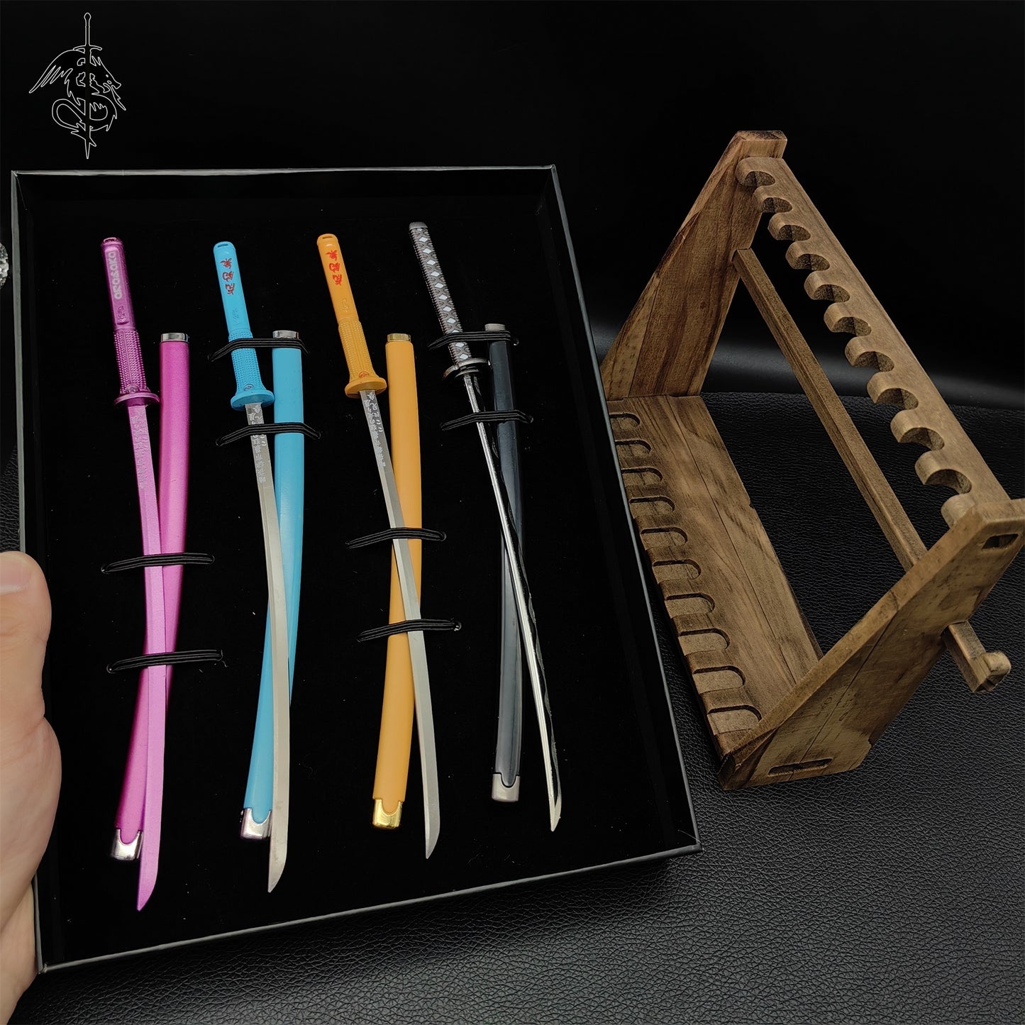 Mini Metal Katana Gamer Gift Collection