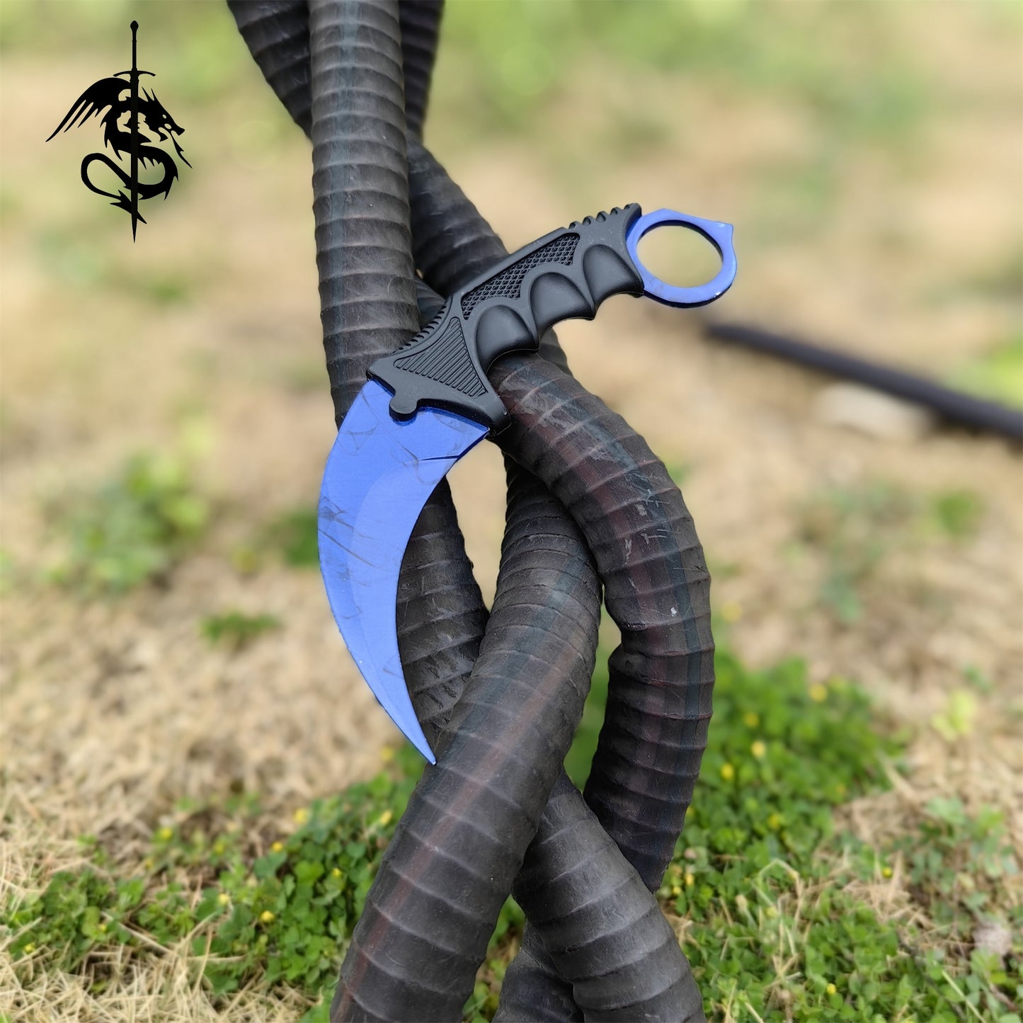 Blue Geme Sapphire Karambit Blue Gamma Doppler Skin Gift Box