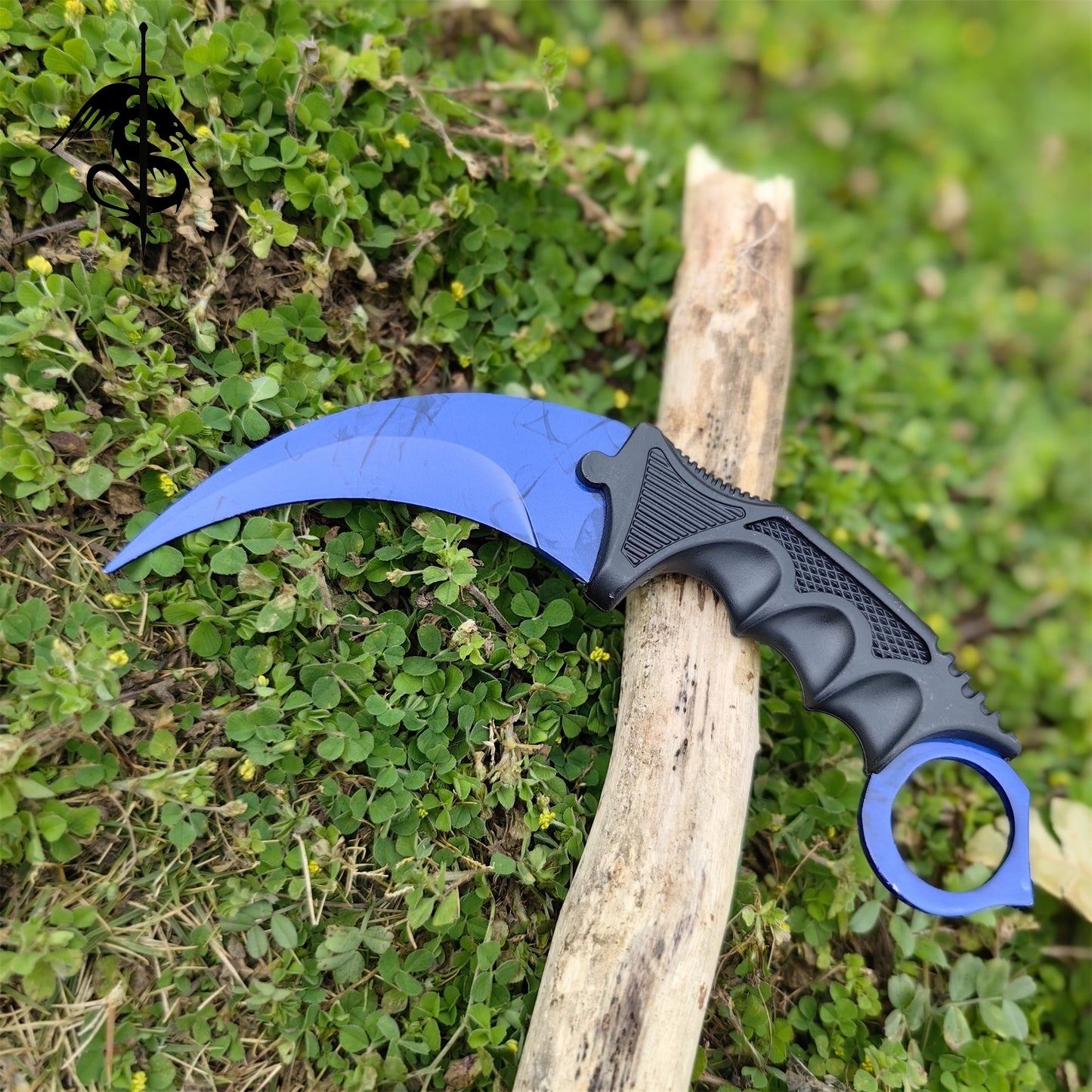 Blue Geme Sapphire Karambit Blue Gamma Doppler Skin Gift Box