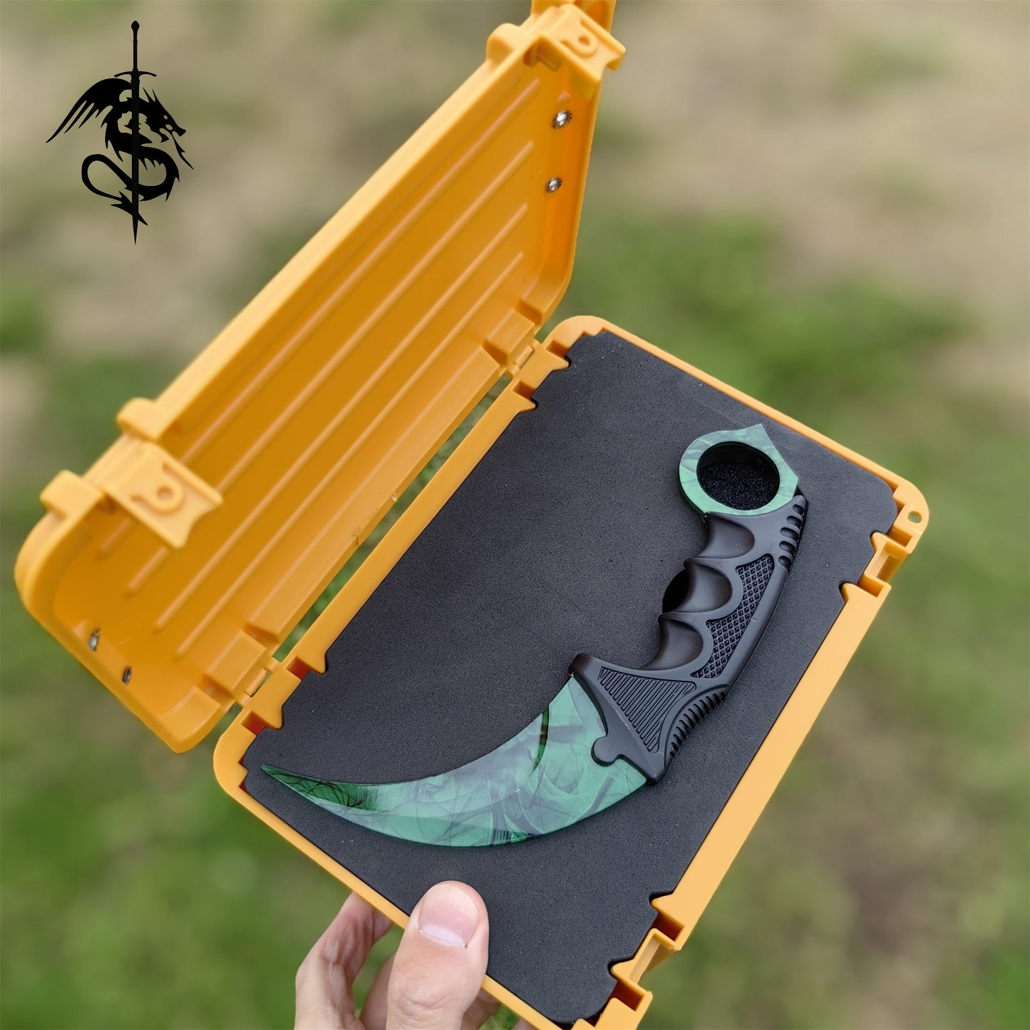 Gamma Green Doppler Skin Box Gamma Doppler Karambit Trainer