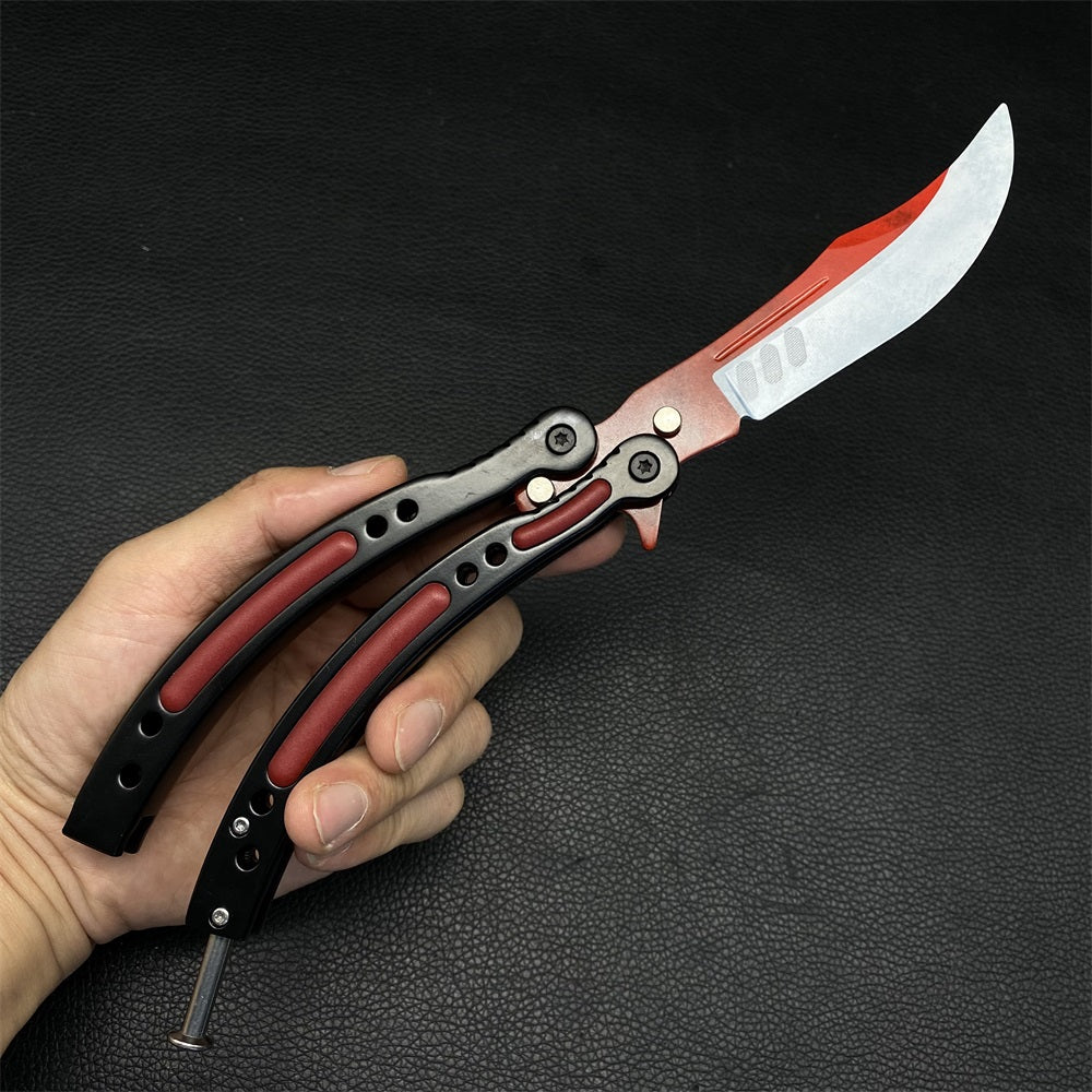 GO Game Steel Balisong Trainer Knife Collection