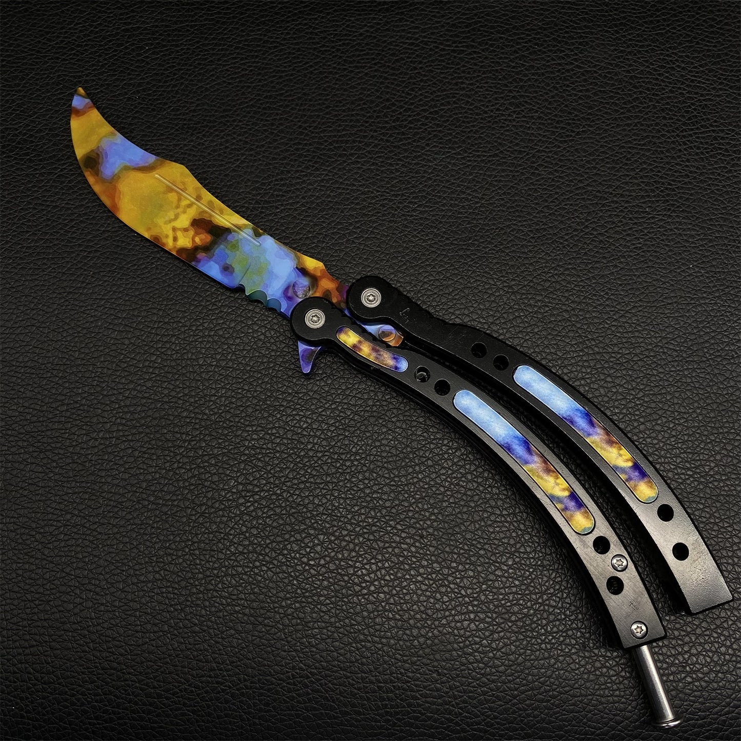 Case Hardened Balisong Karambit Trainer Weapon Case
