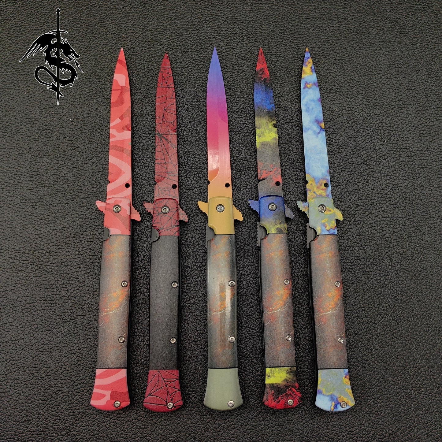 Metal Stiletto Knife 5 In 1 Pack