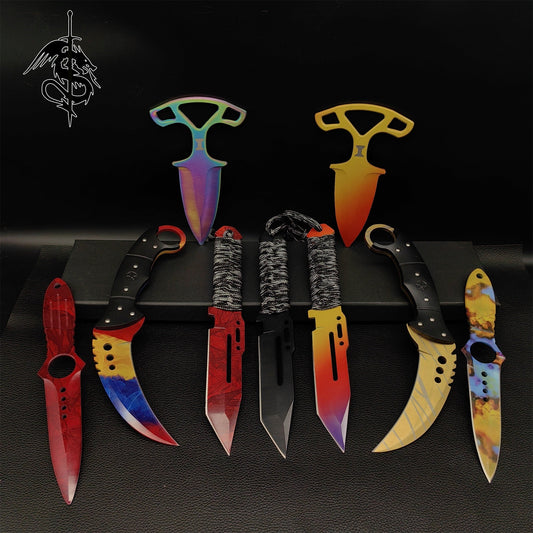 GO Paracord Knife Skeleton Knife Metal Collection