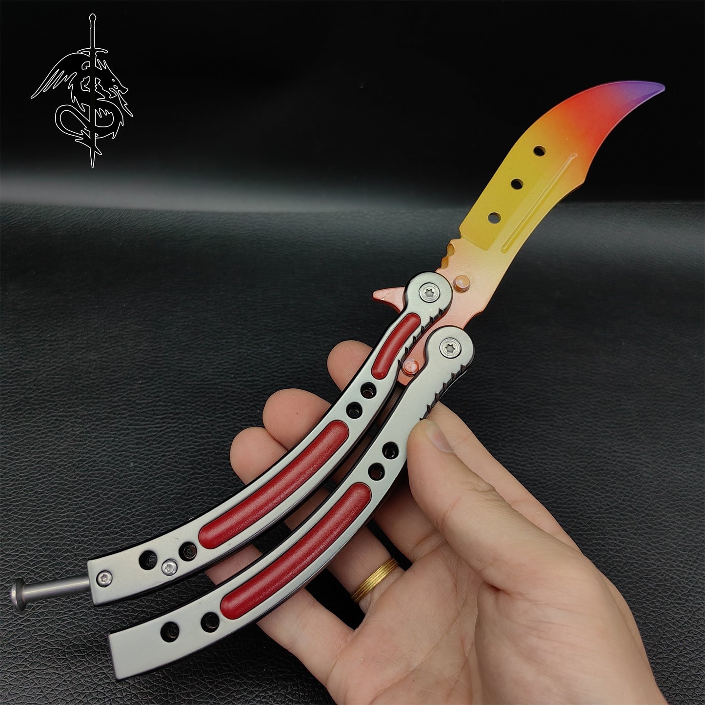 CS Balisong Butterfly Trainer Knife 10 In 1 Pack