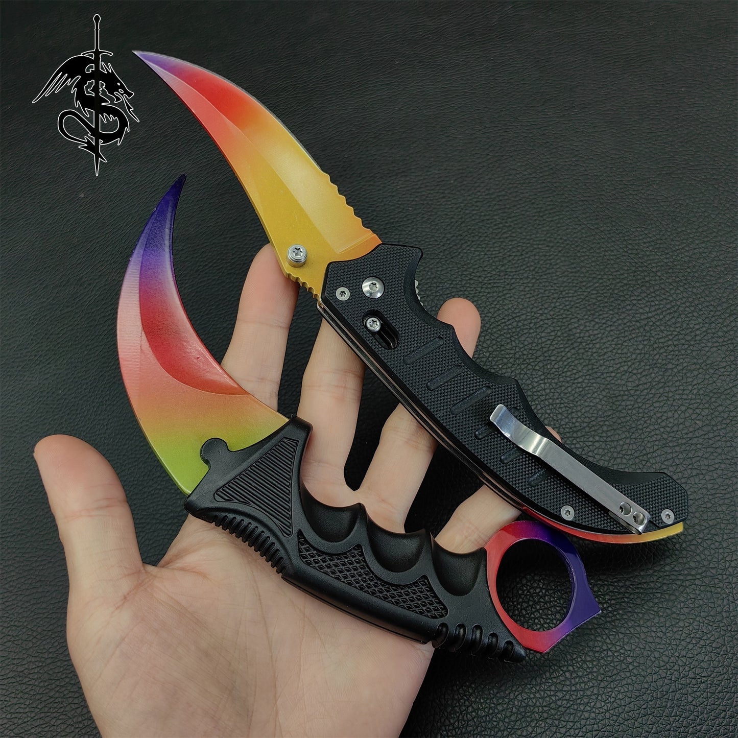 CSGO Fade Skin Karambit Trainer & Flip Knife Weapon Case