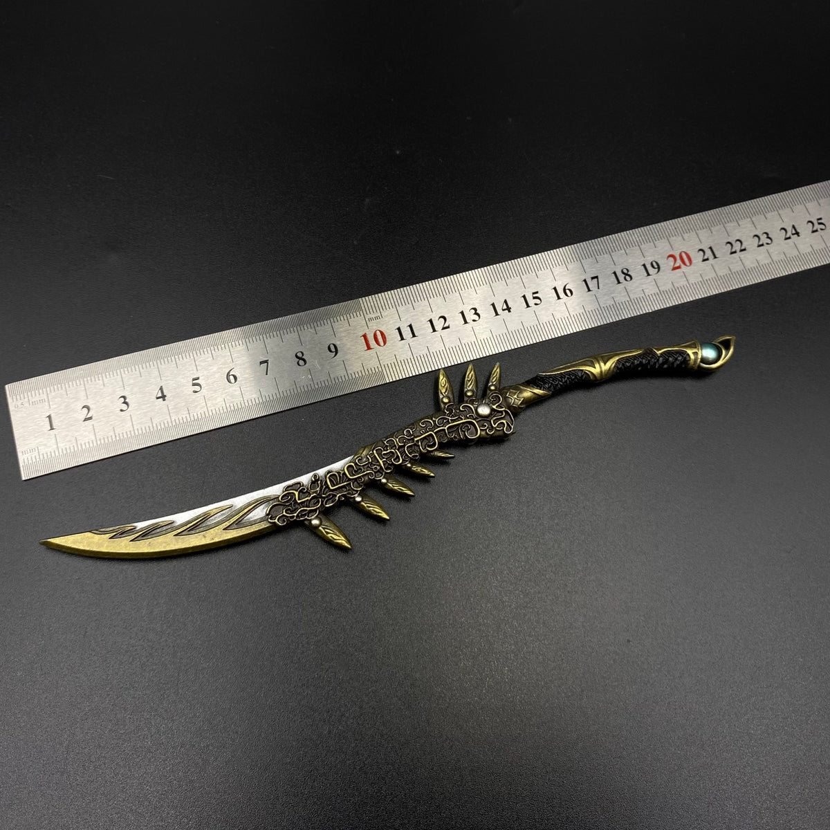 Mortal Cultivation Biography- Handmade "Golden Mother-Son Spirit Blade" is perfectly restored Han Li weapon replica