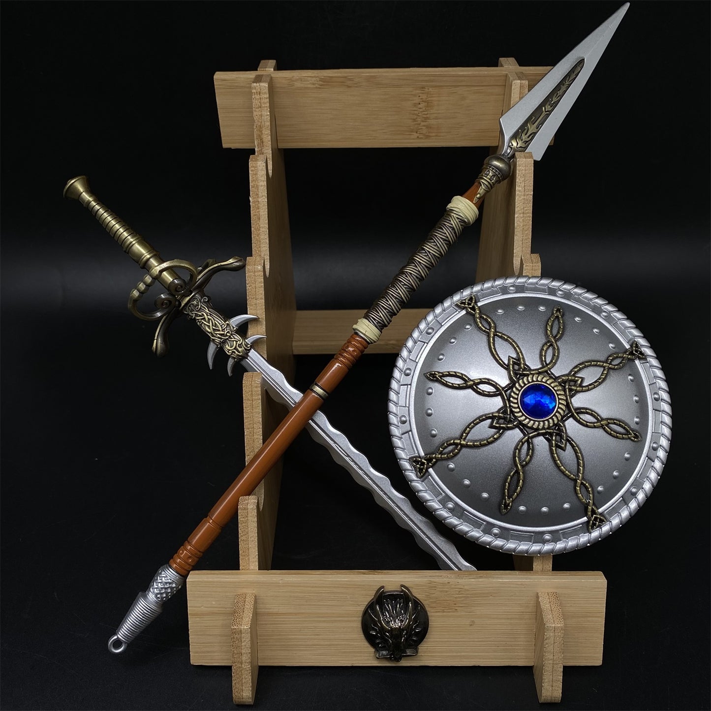Middle Age Stormchaser Scutum Colossus Sword The Spear of Resurrection 3 in 1 Pack