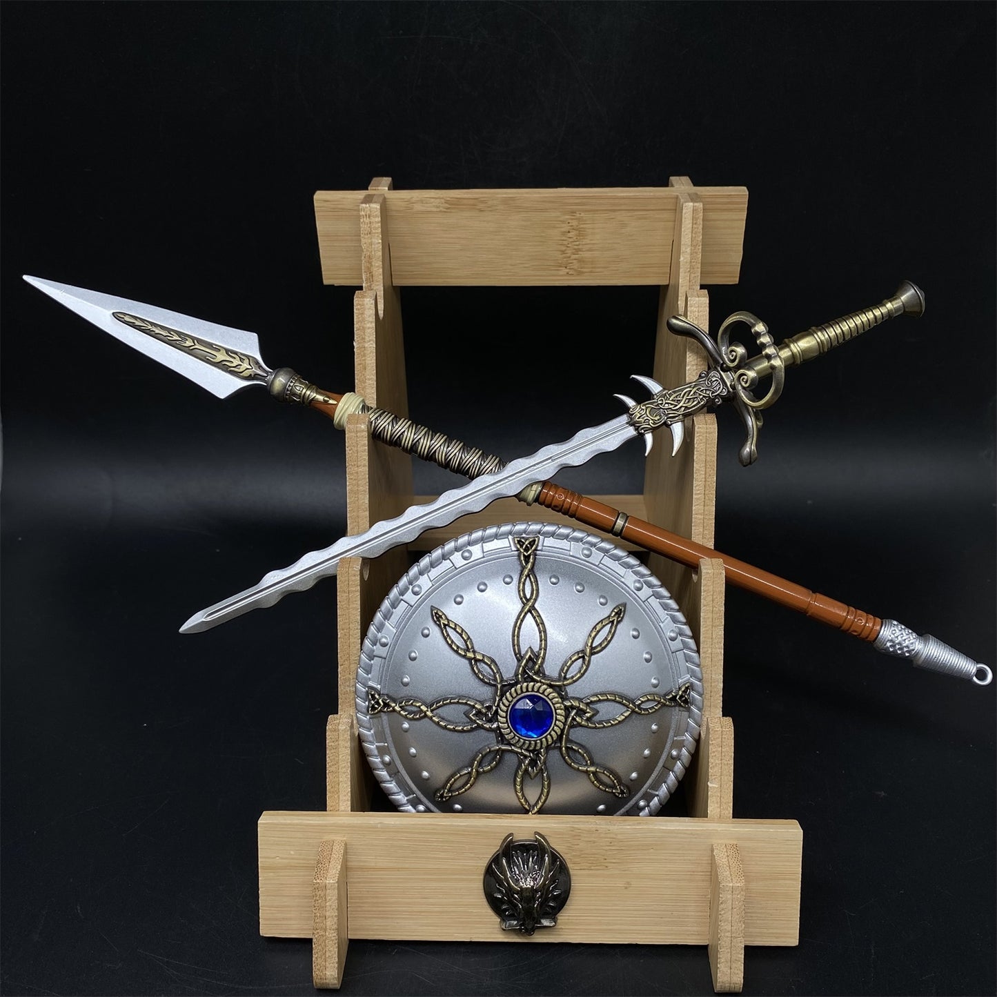 Middle Age Stormchaser Scutum Colossus Sword The Spear of Resurrection 3 in 1 Pack