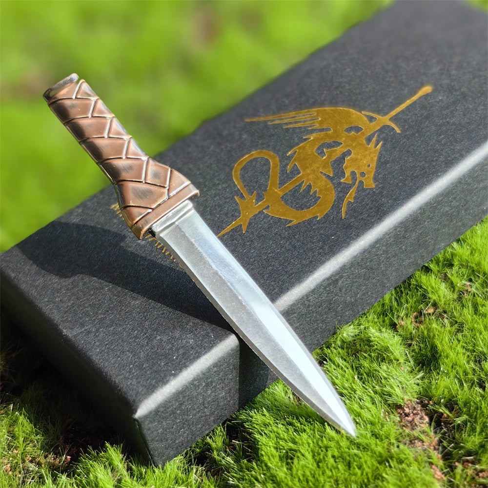 Hand-Forged Thorfinn Dagger Miniature EDC Knife