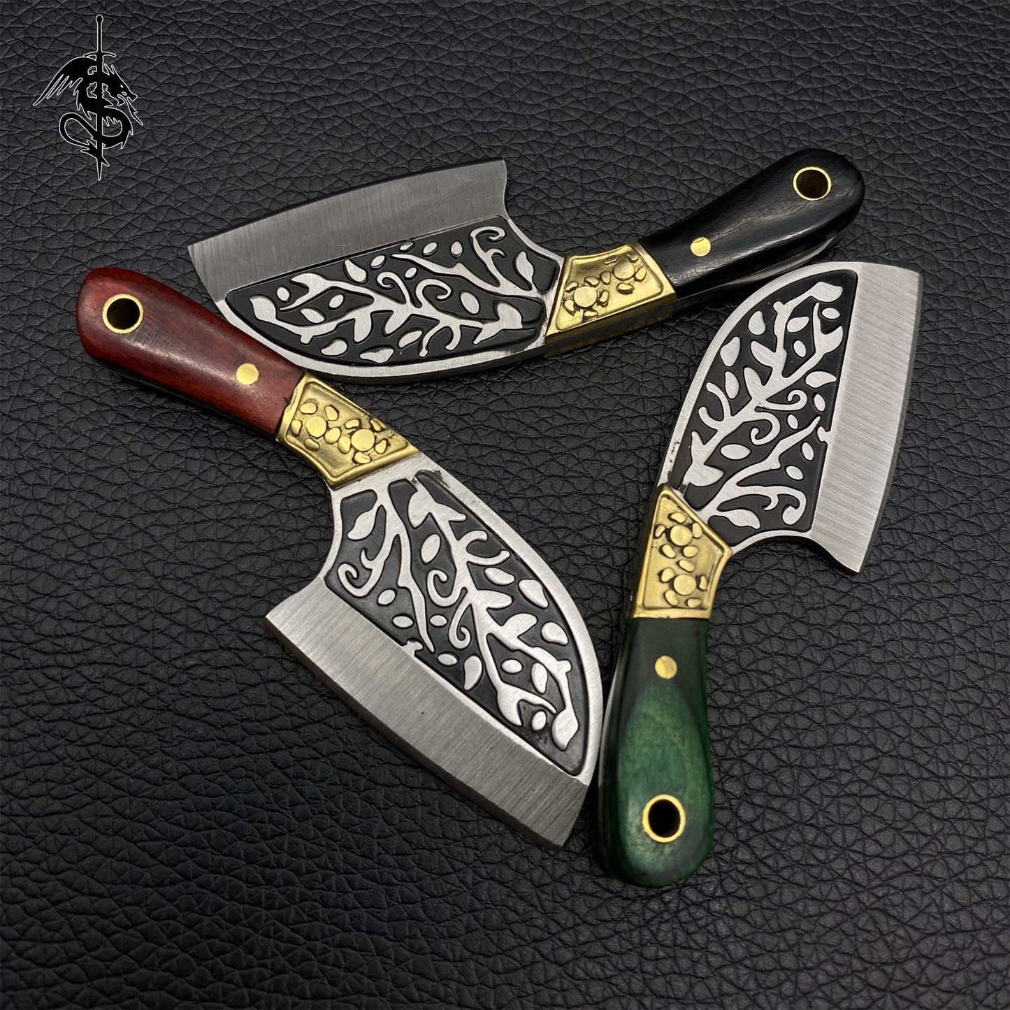 Wooden Handle Mini Kitchen Knife EDC Sharp Portable Knife