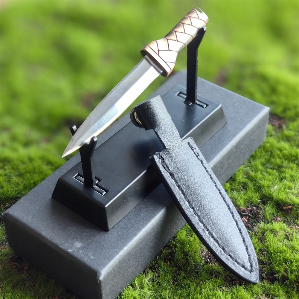 Hand-Forged Thorfinn Dagger Miniature EDC Knife