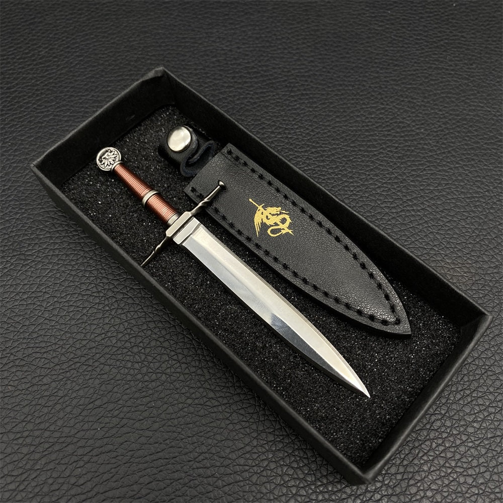Geralt Wolf School Steel Sword EDC Knife