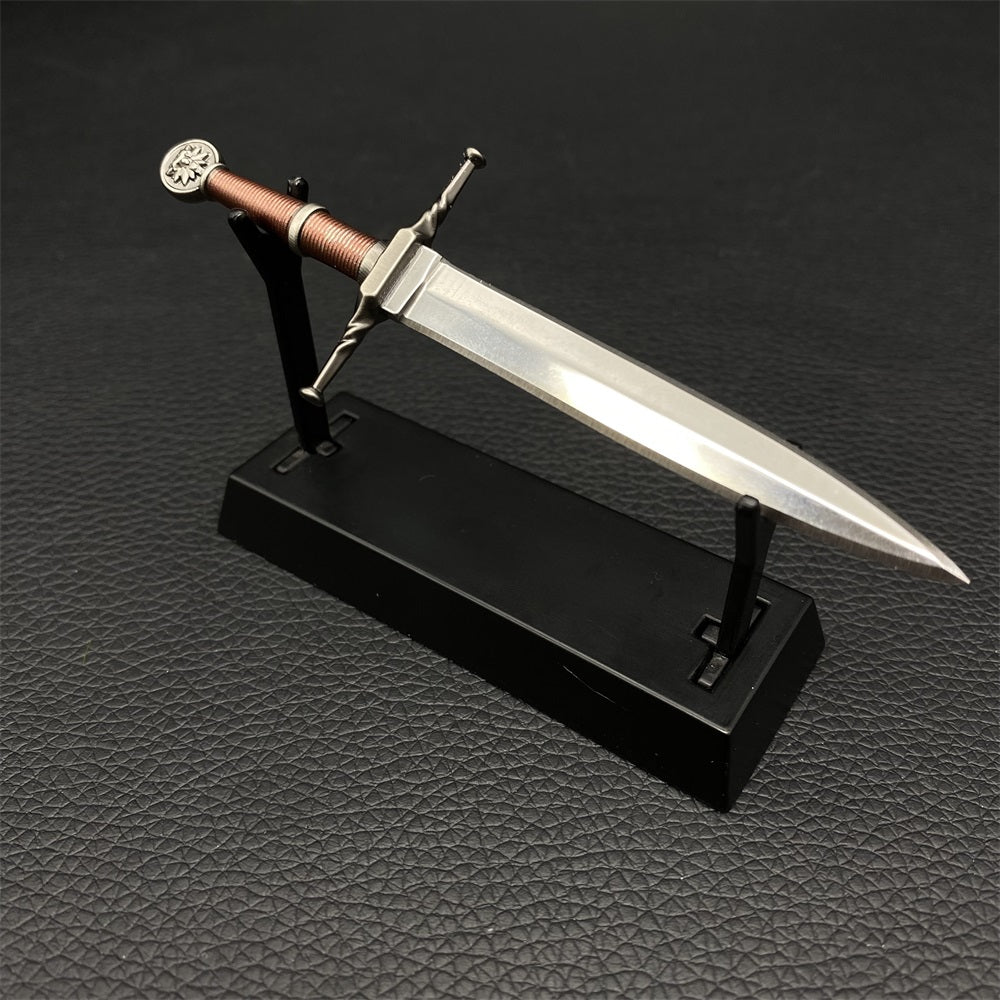 Geralt Wolf School Steel Sword EDC Knife