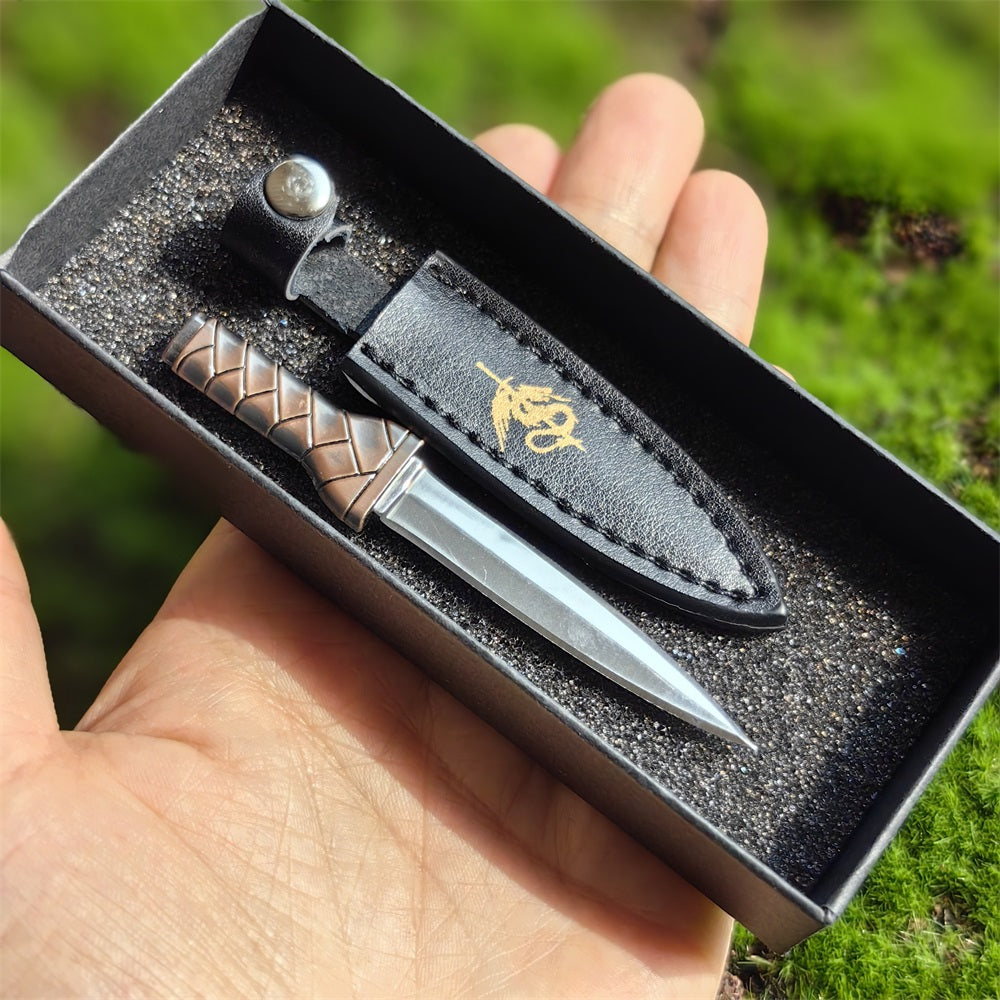 Hand-Forged Thorfinn Dagger Miniature EDC Knife