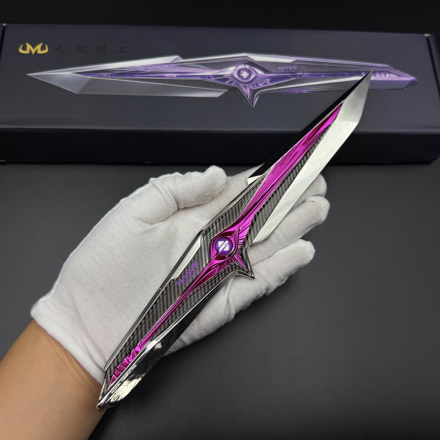 1:1 S9 Season New Knife Skin Falling Star Delta Force Game Knife IRL Replica Knife Blunt Blade