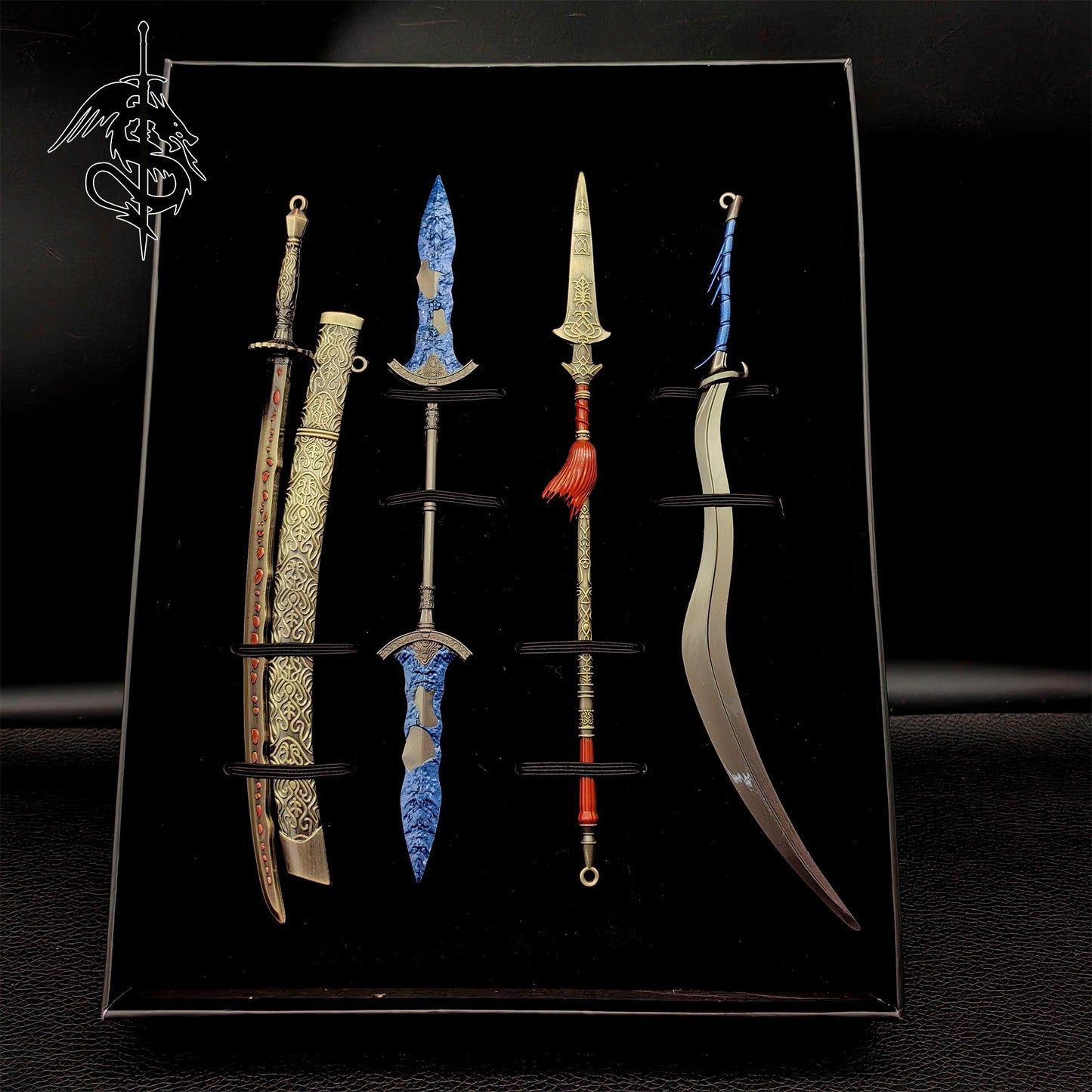 Game Metal Weapons Replicas With Gift Box