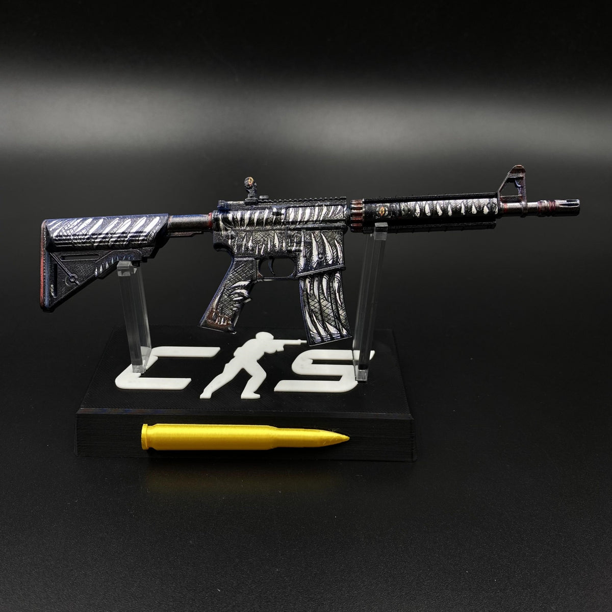 CS Hot Skin M4A4 Zubastick Miniature Mini Metal Replica For Collectible