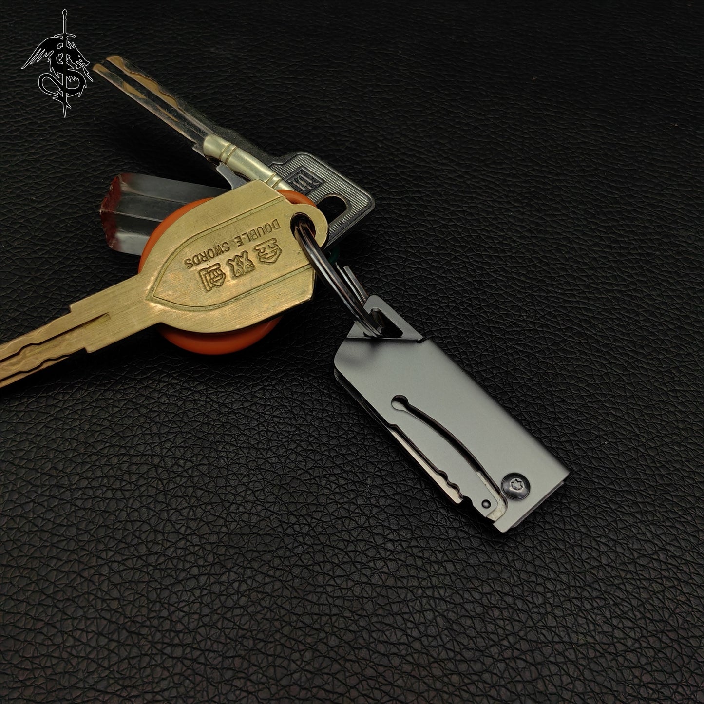 Steel Handle Tiny EDC Folding Knife USA Stock