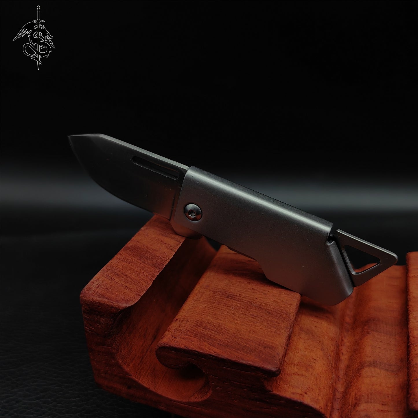 Steel Handle Tiny EDC Folding Knife USA Stock
