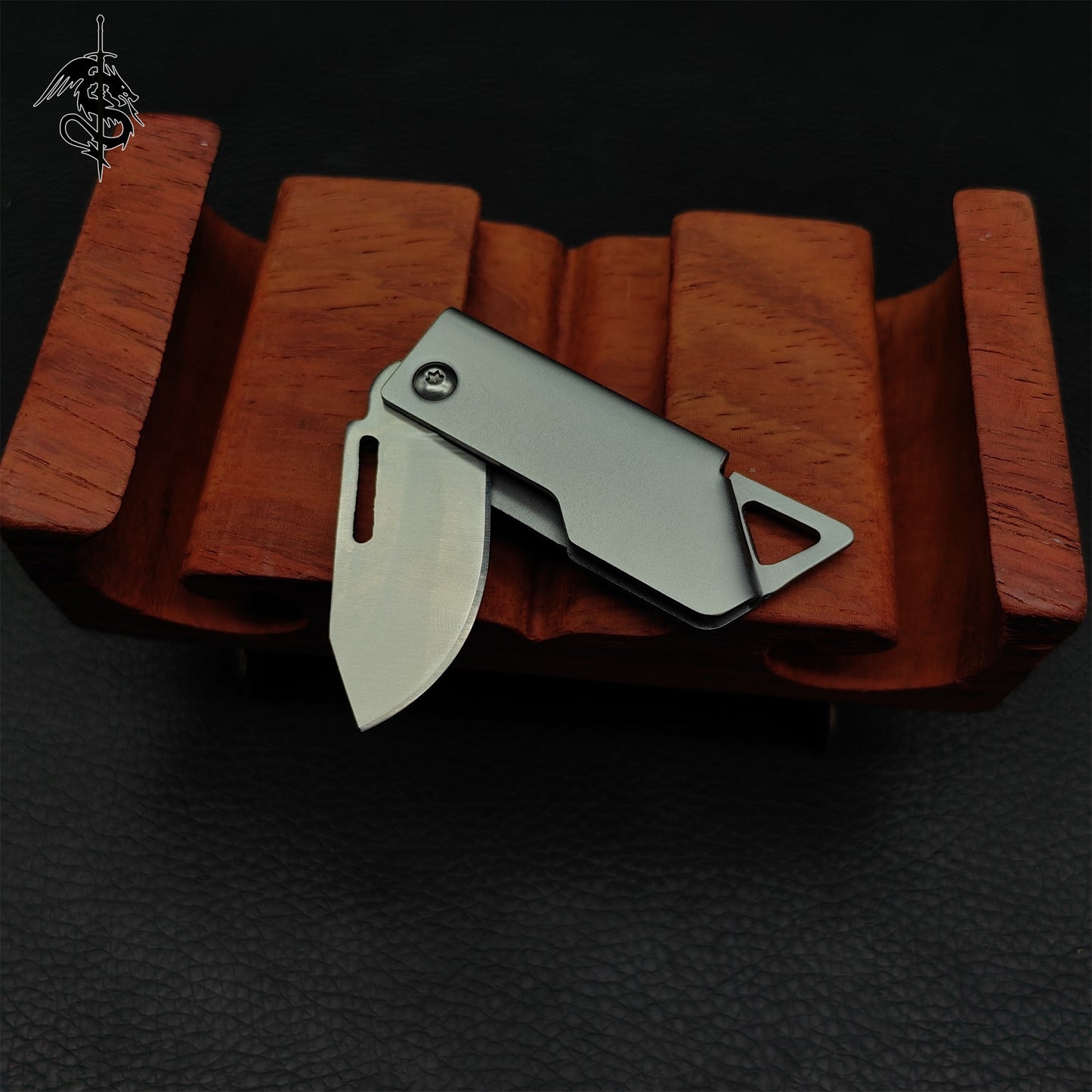 Steel Handle Tiny EDC Folding Knife USA Stock
