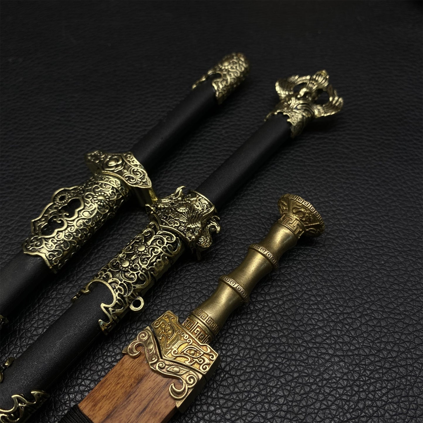 Hand-Forged Steel Ancient Chinese Sword Miniature