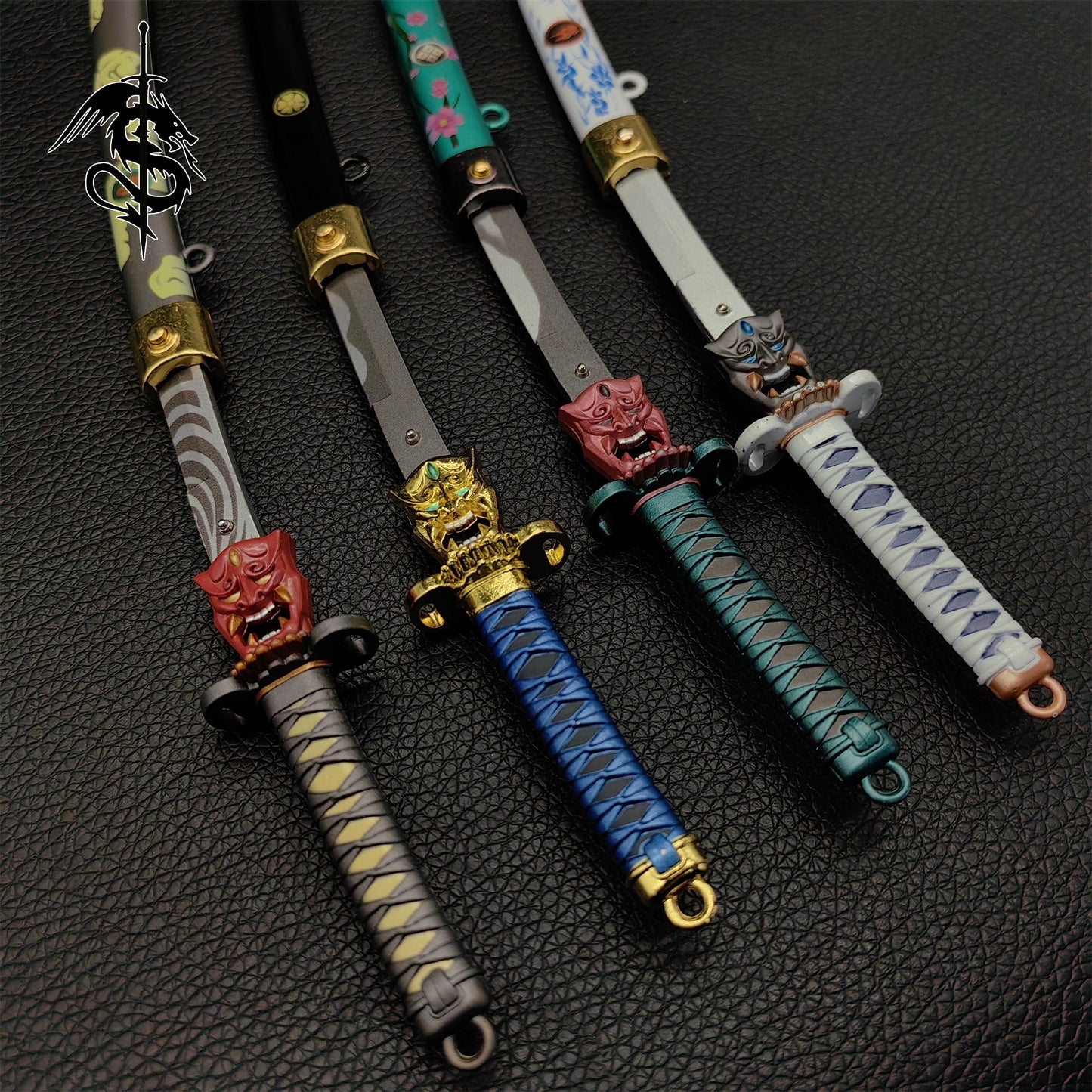 Val ONI Katanas Miniature 4 Version Gift Box