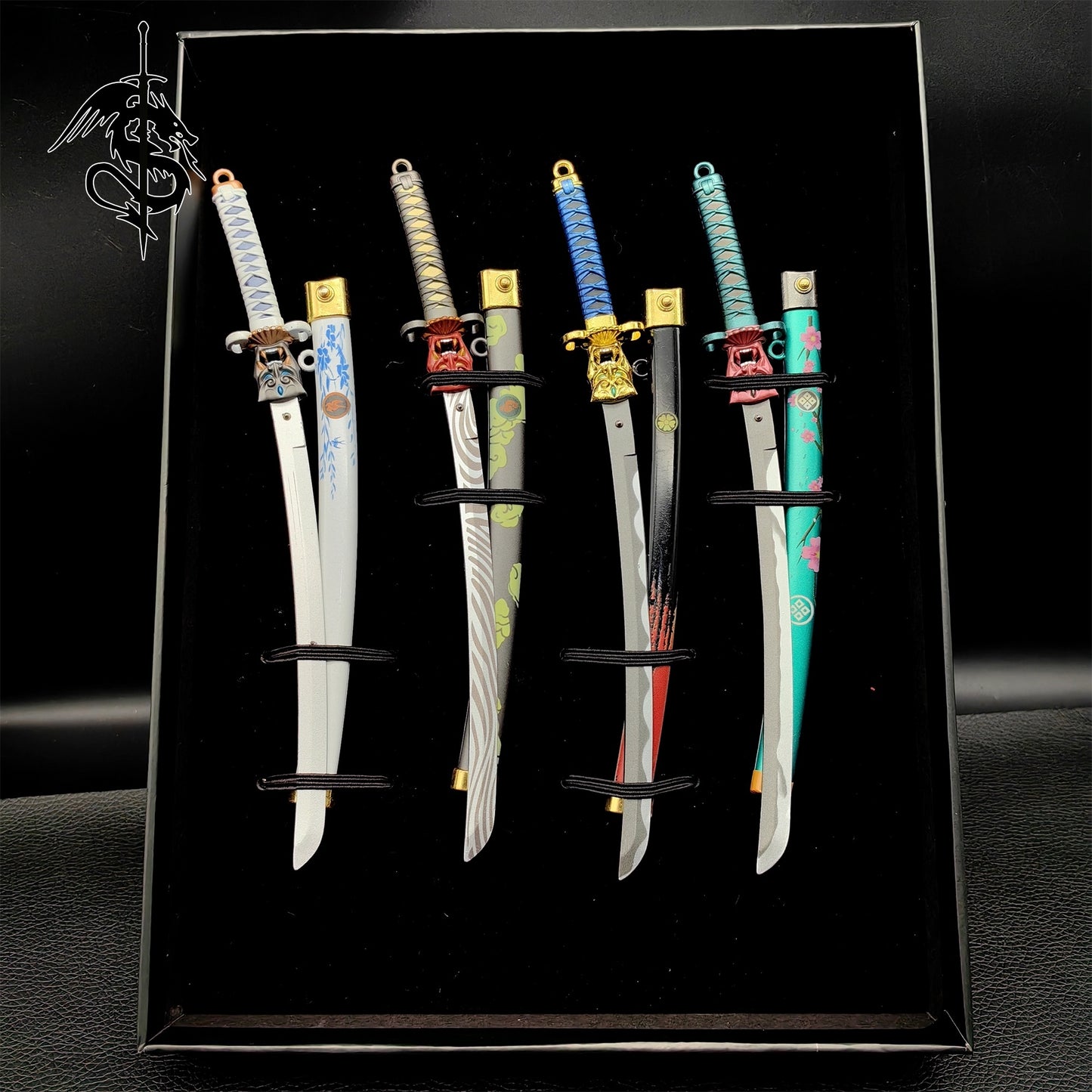 Val ONI Katanas Miniature 4 Version Gift Box