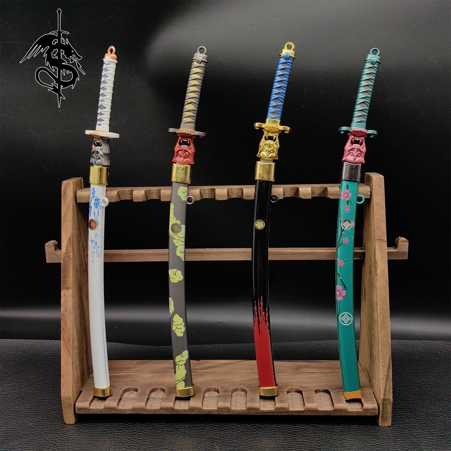 Val ONI Katanas Miniature 4 Version Gift Box