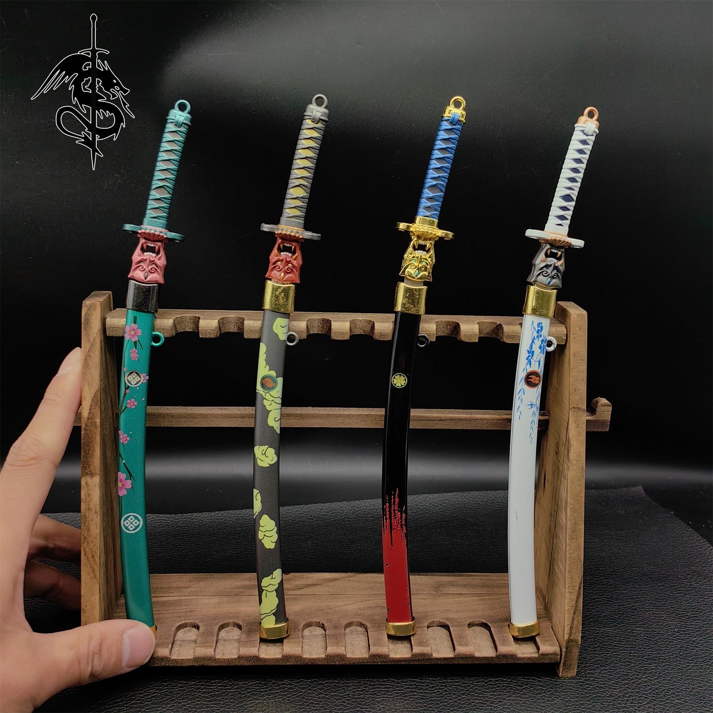 Val ONI Katanas Miniature 4 Version Gift Box