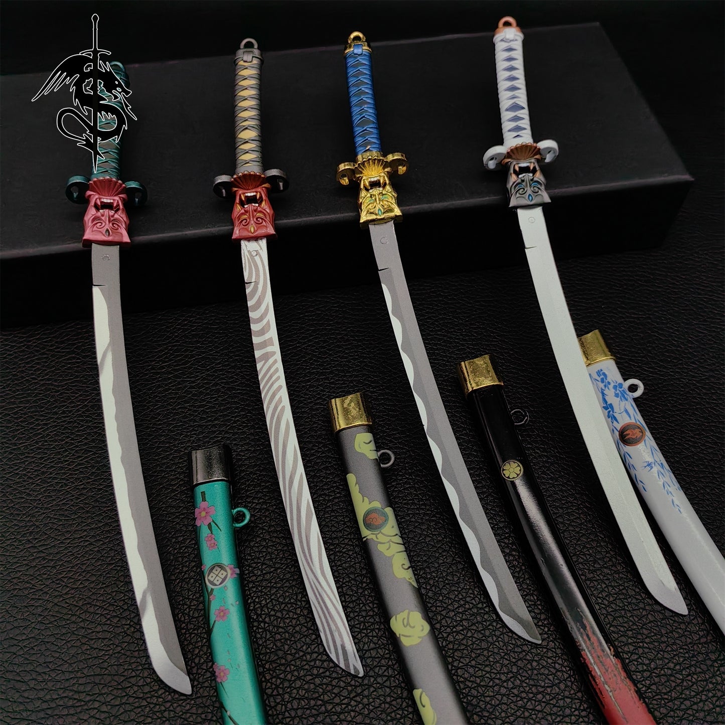 Val ONI Katanas Miniature 4 Version Gift Box