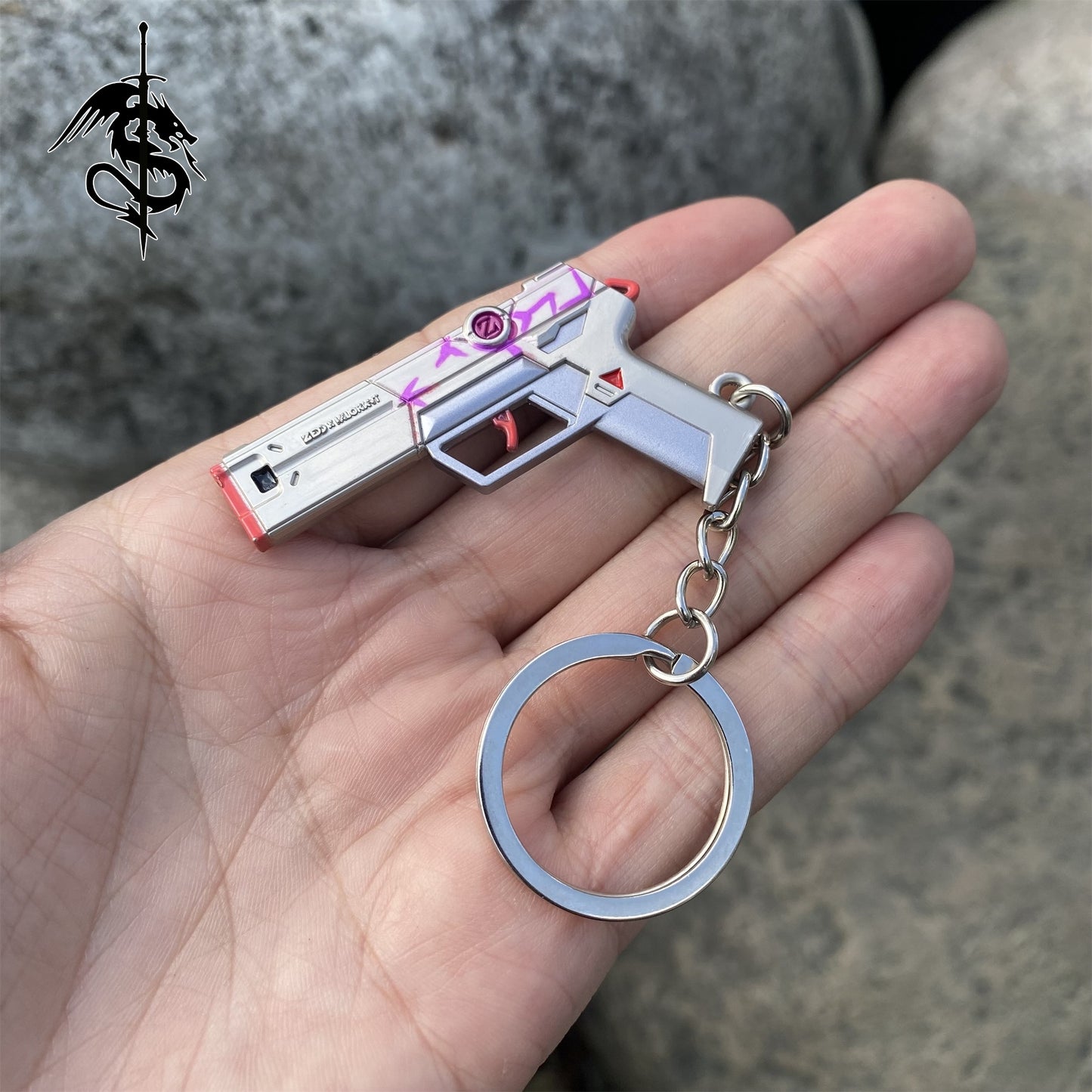 Metal Vandal Mini Keychain Weapon Replica Pendant