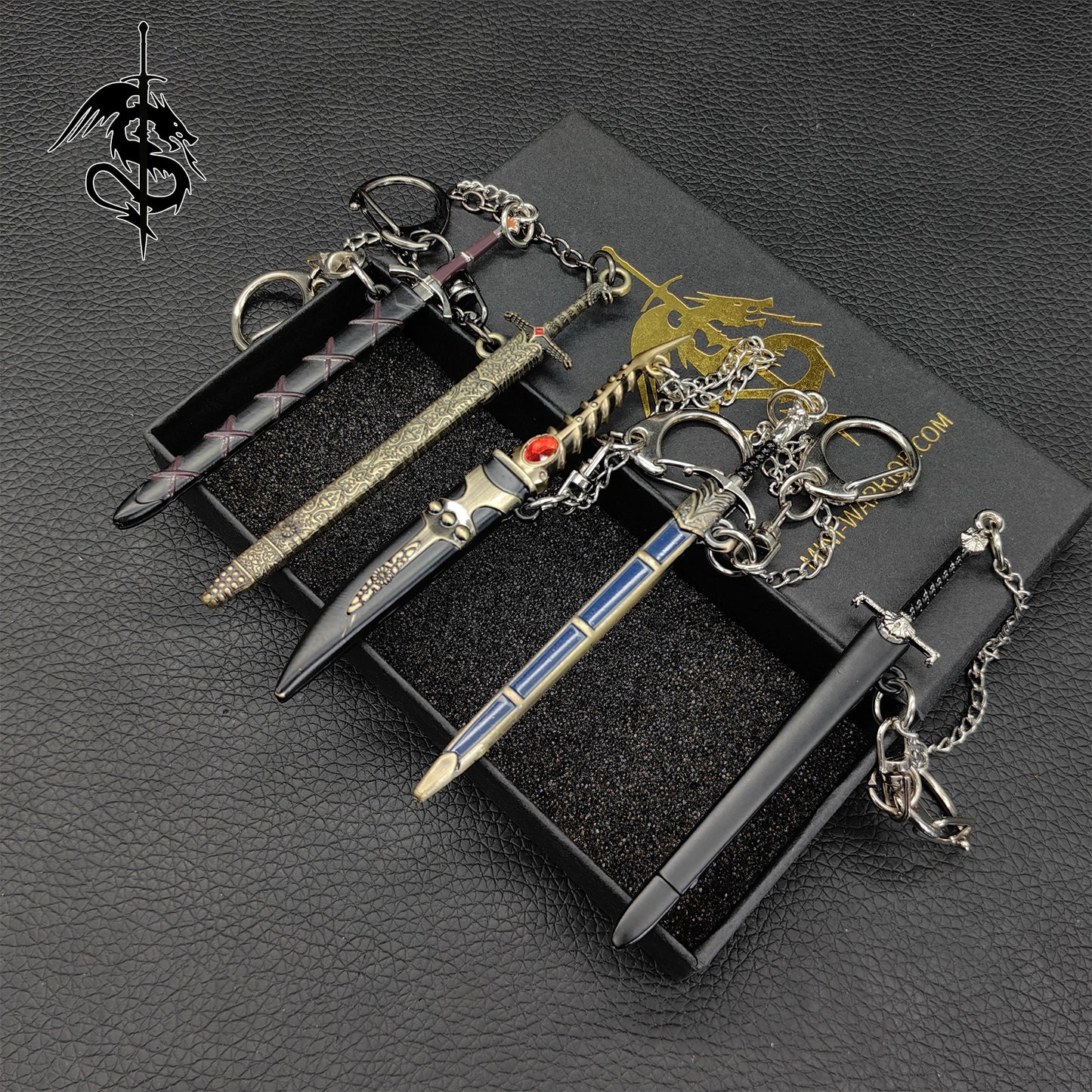 GOT Sword Keychain Man Gift 5 In 1 Pack