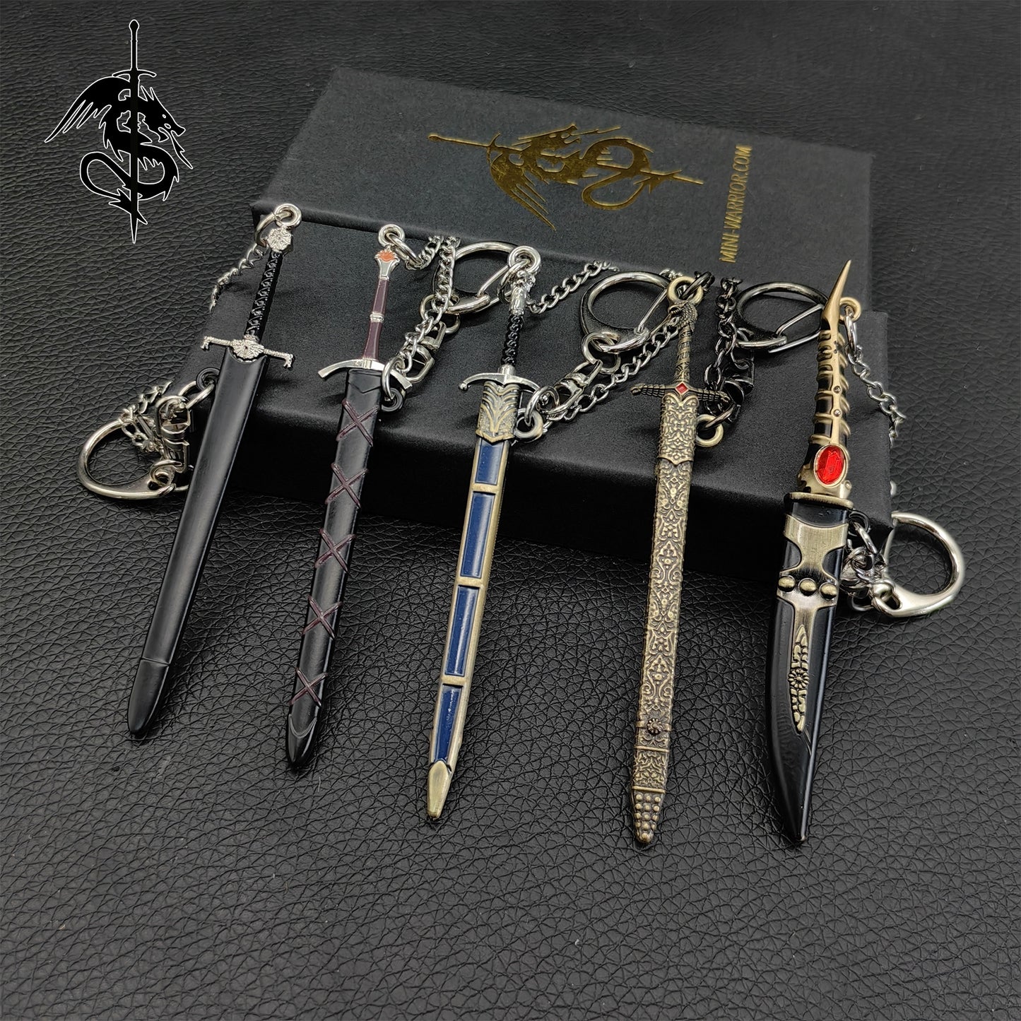 GOT Sword Keychain Man Gift 5 In 1 Pack