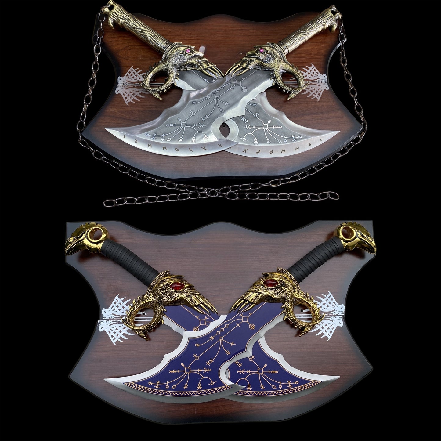Steel Blades of Chaos Life-size Metal Replica