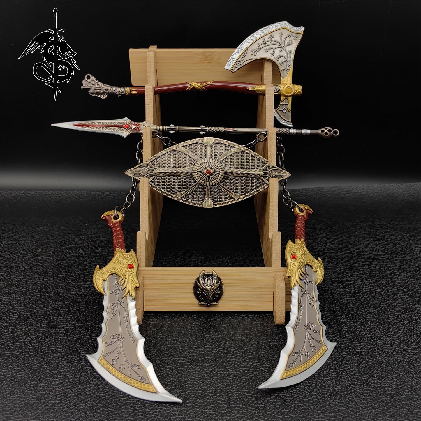 Metal K Weapons Miniatures 4 In 1 Pack