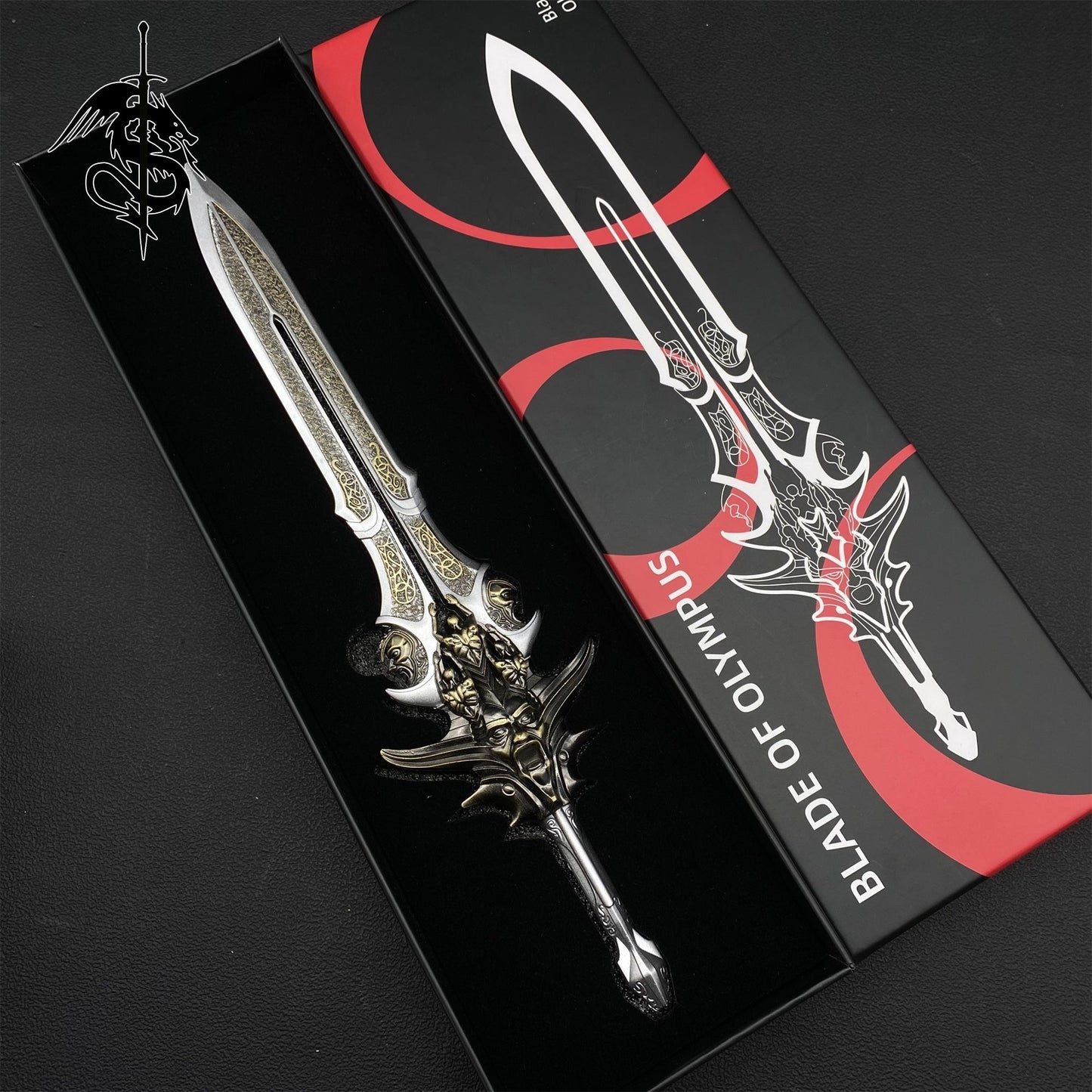 Blade Of Olympus 11.8'' Metal Replica 2 In 1 Pack