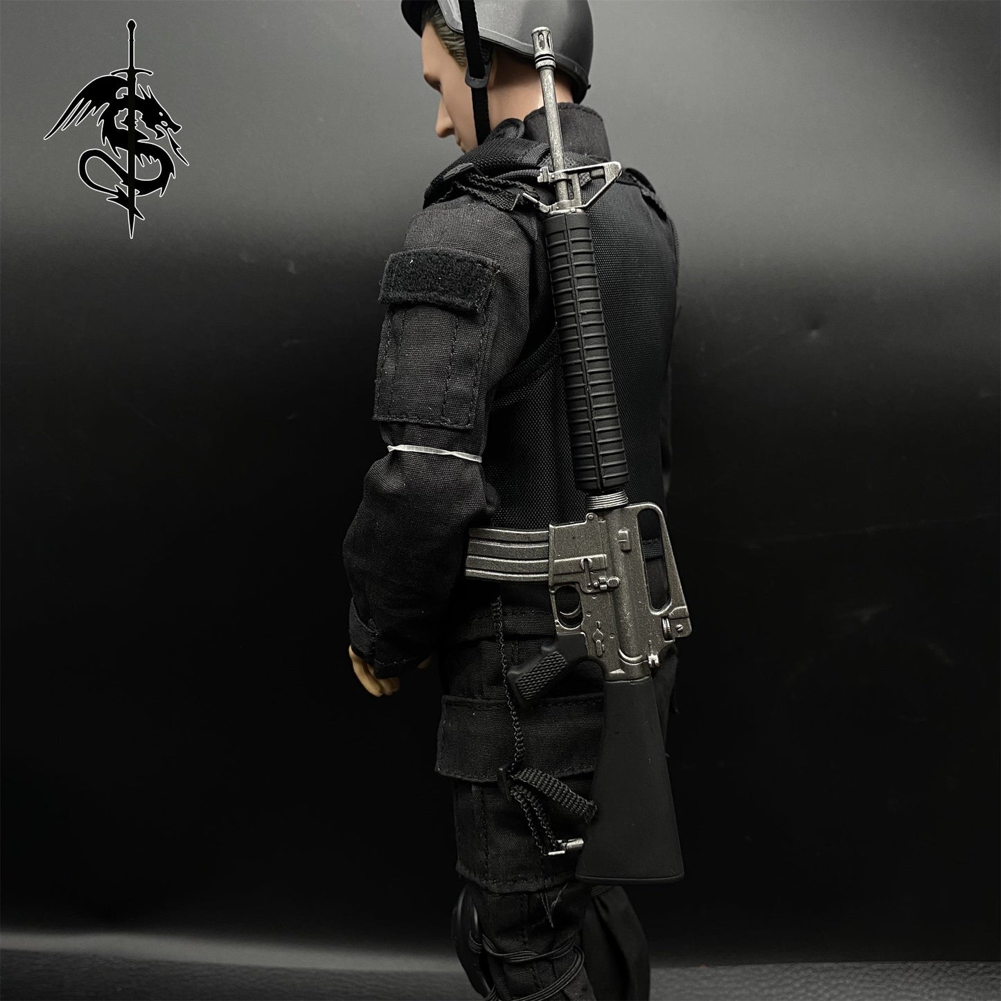 One-Sixth M16A2 Miniature Figure Rifle Mini Scale